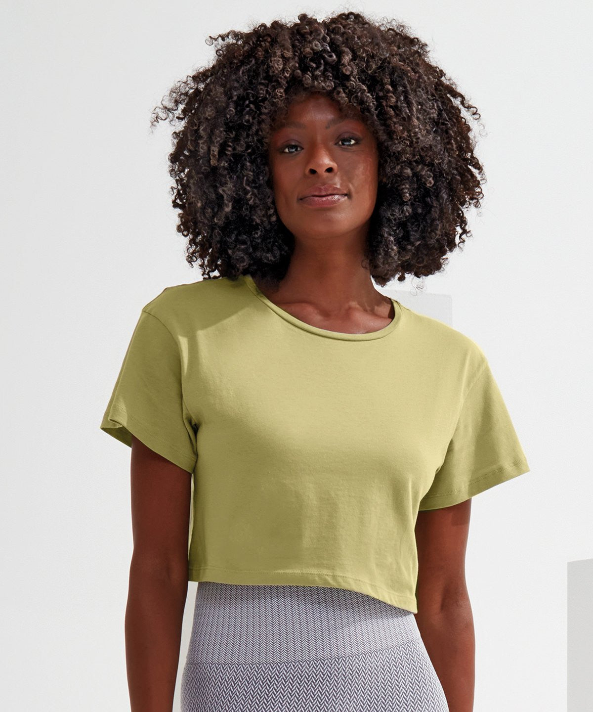 Ladies Crop Top | CORNFLOWER