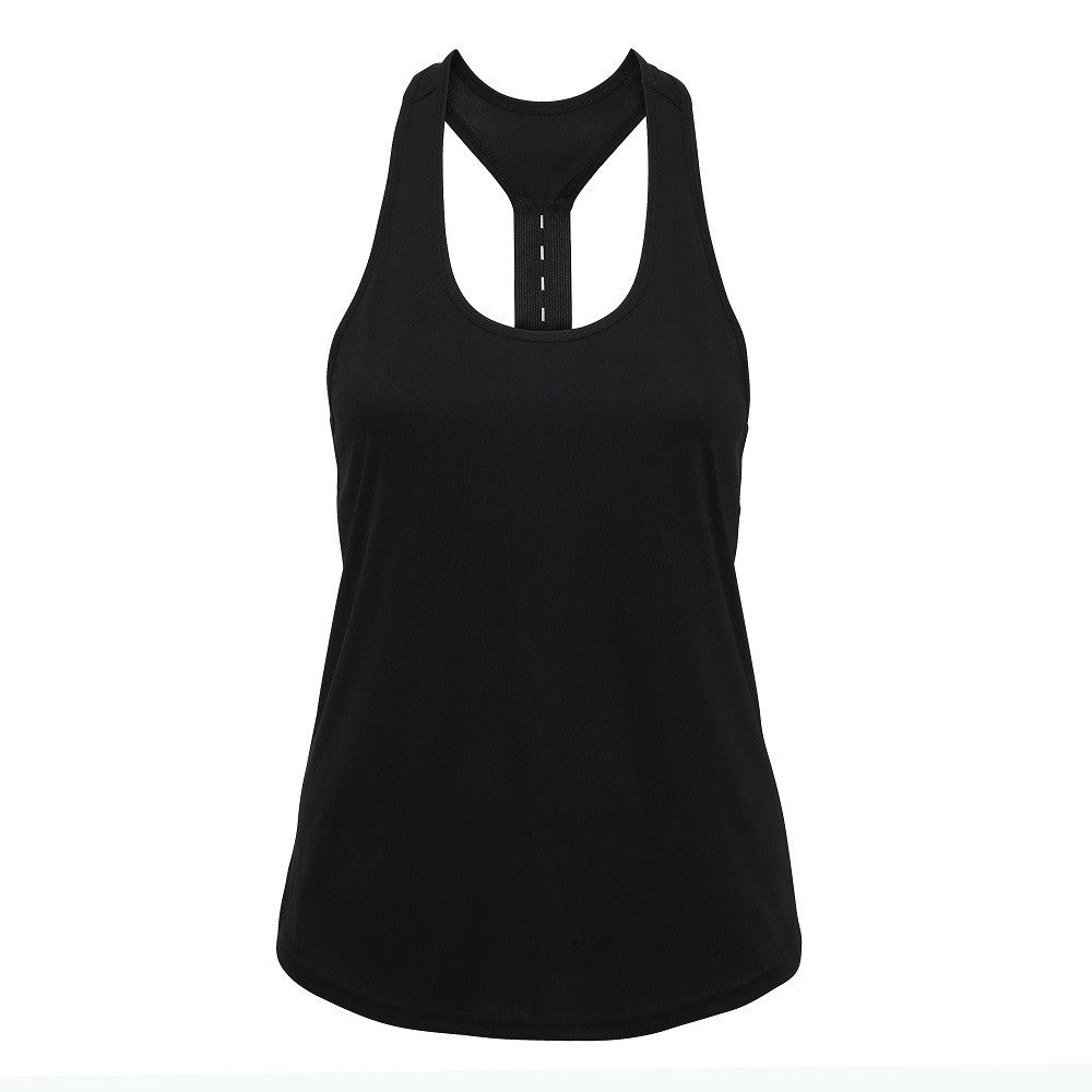 Women's Performance Strap Back Vest | BLACK