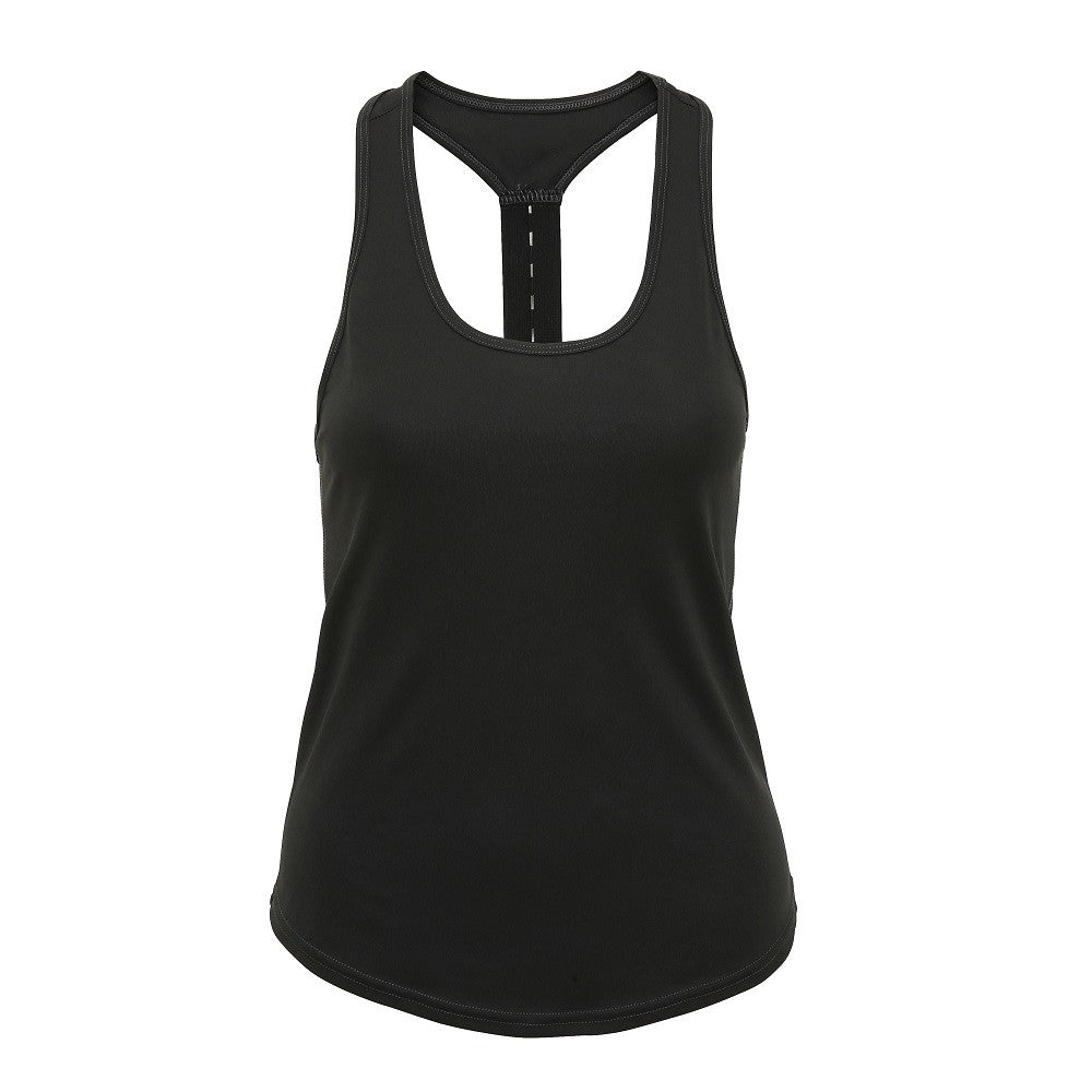 Women's Performance Strap Back Vest | CHARCOAL