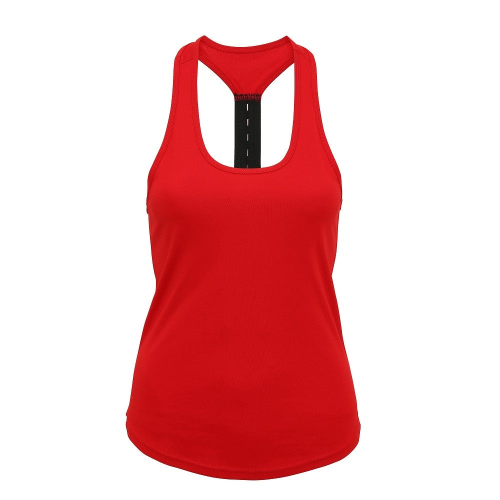 Women's Performance Strap Back Vest | FIRE RED