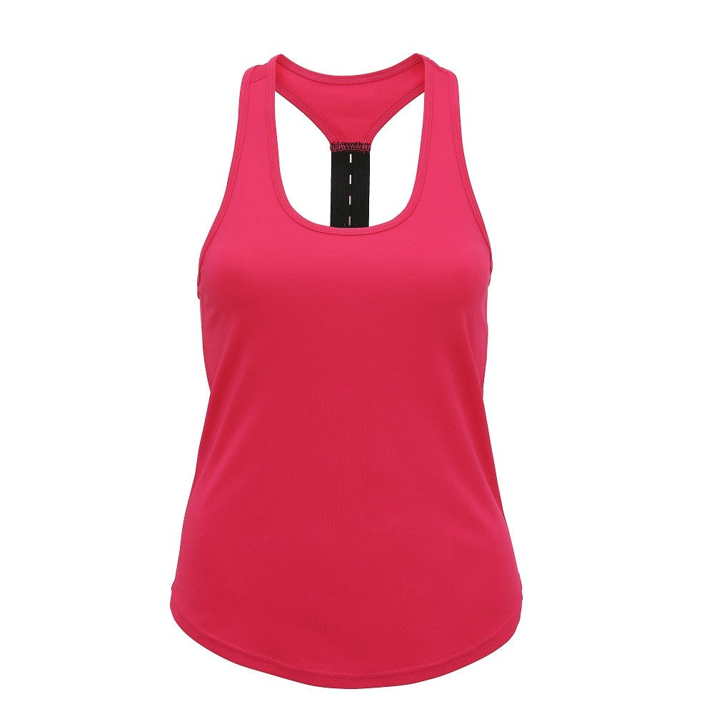 Women's Performance Strap Back Vest | HOT PINK