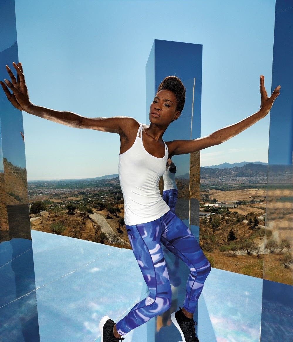 Women's Laser Cut Spaghetti Strap Vest | LIGHTNING YELLOW