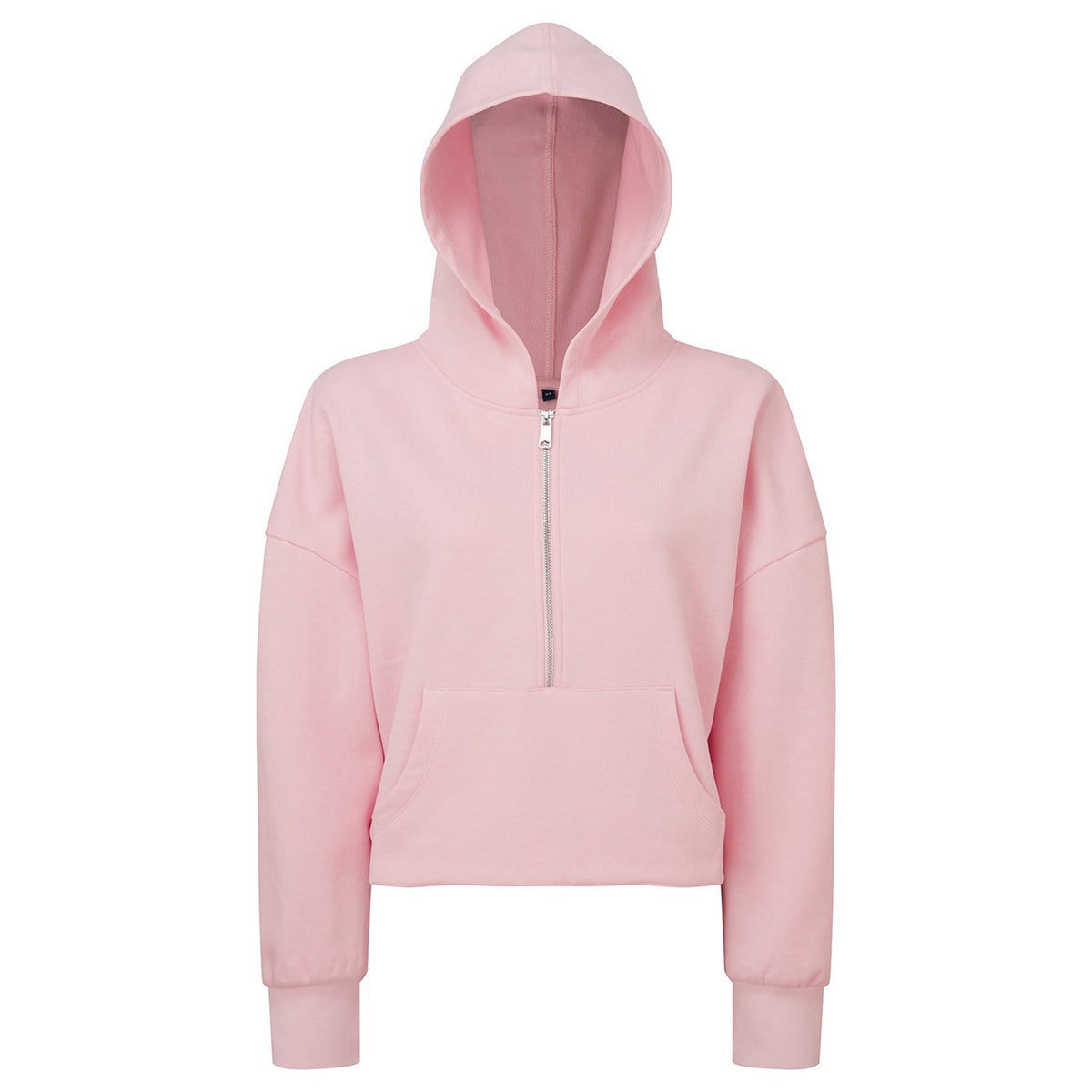 Womens TriDri Half Zip Hoodie | LIGHT PINK