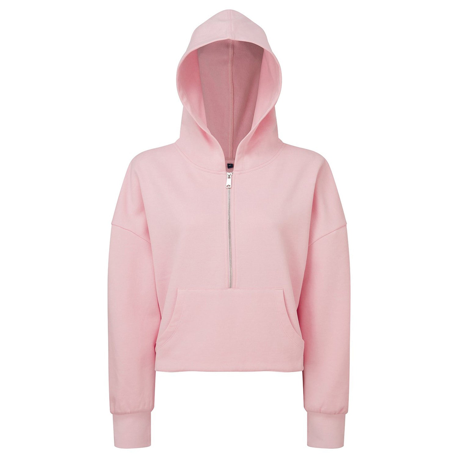 Womens TriDri Half Zip Hoodie | LIGHT PINK