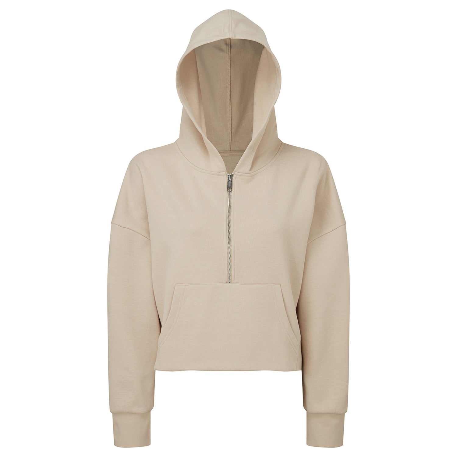Womens TriDri Half Zip Hoodie | NUDE