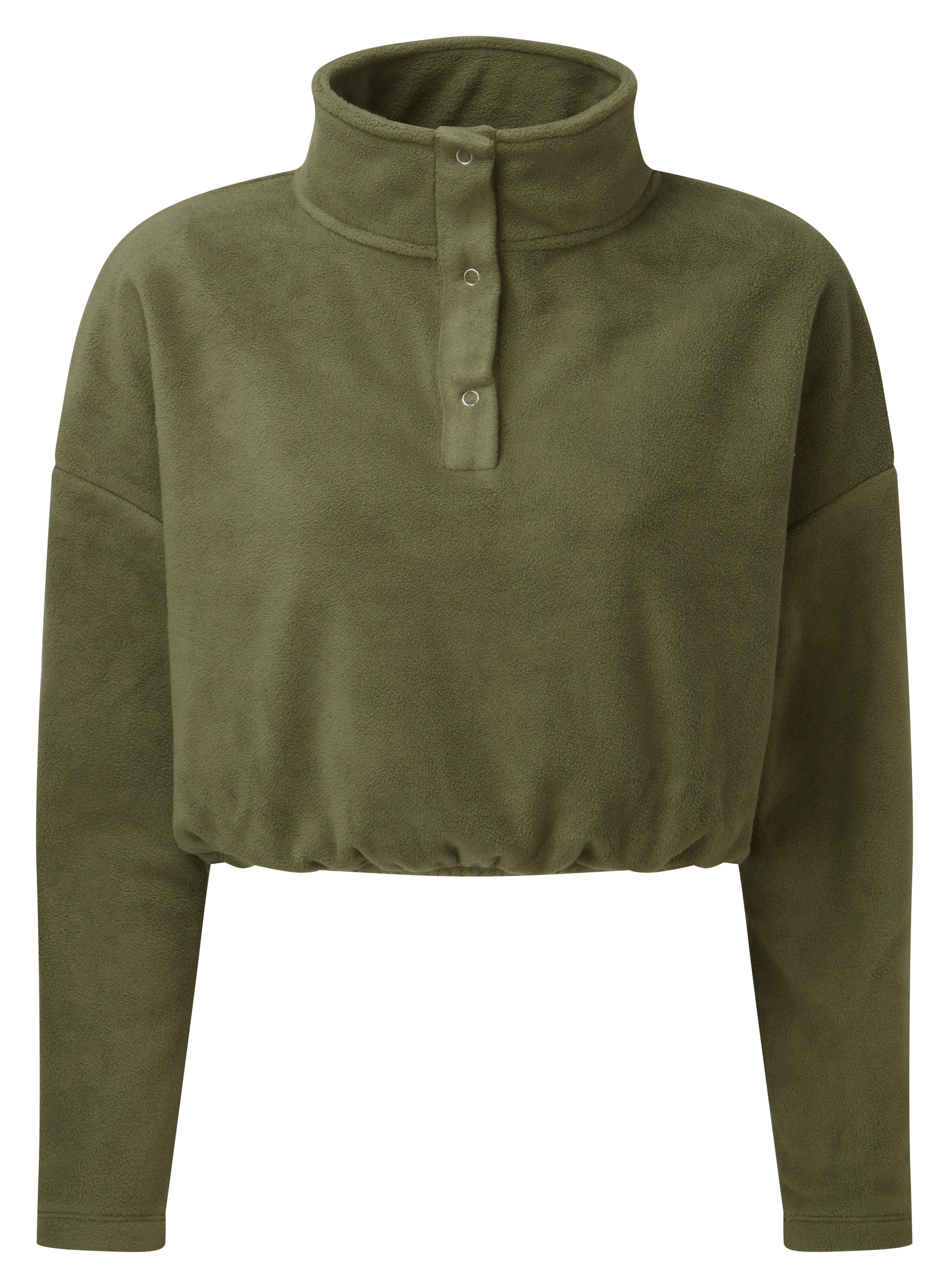 Cropped Fleece | OLIVE