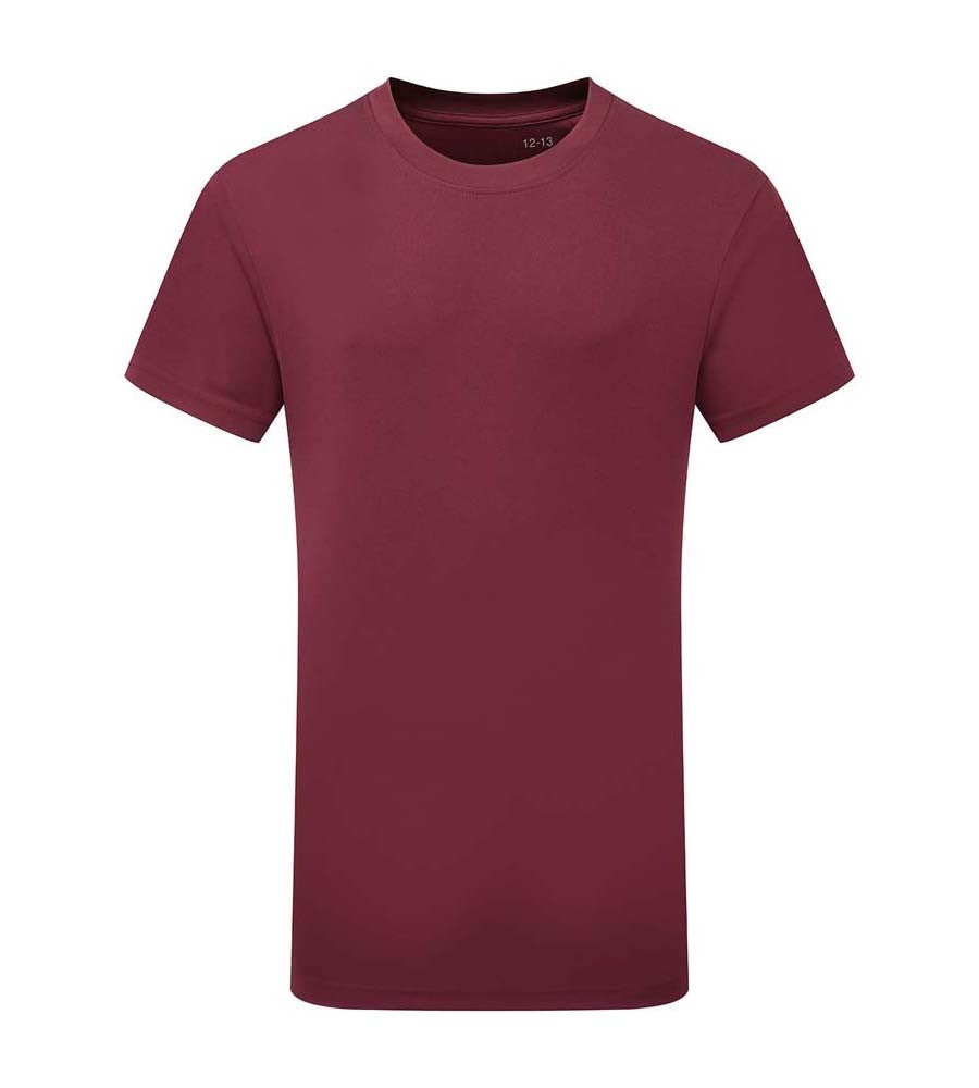 Kids Performance T Shirt | BURGUNDY