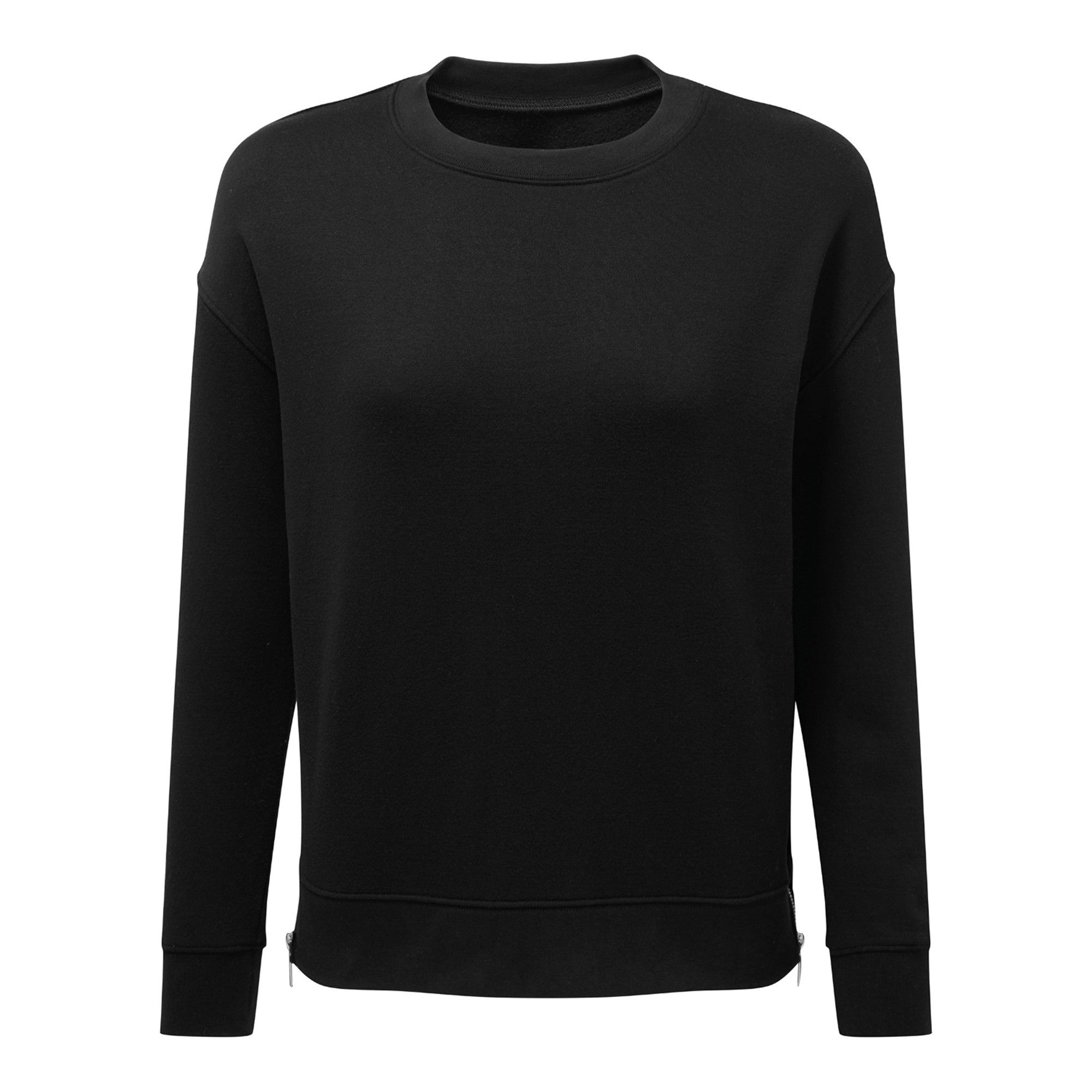Womens TriDri Recycled Chill Zip Sweatshirt | BLACK