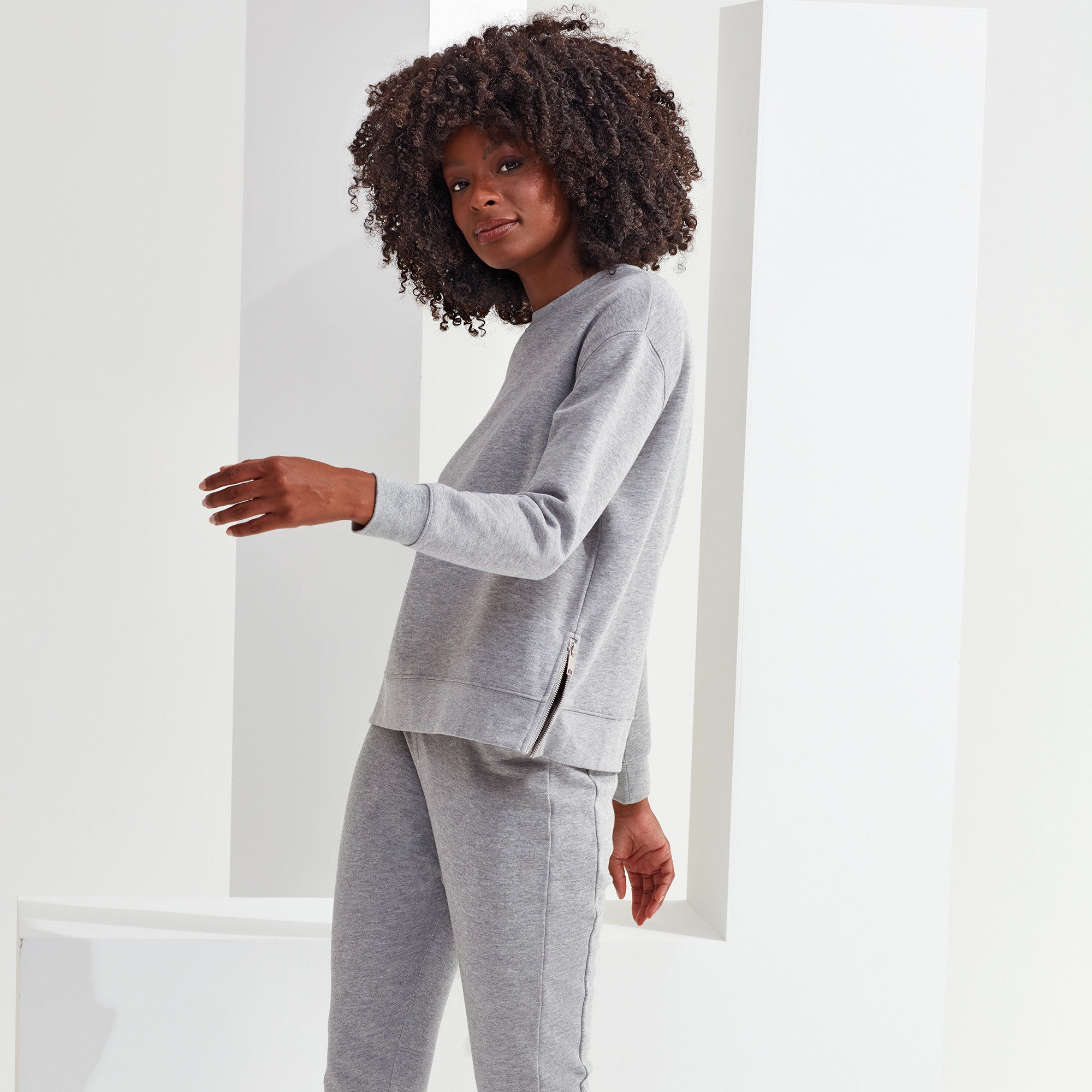 Womens TriDri Recycled Chill Zip Sweatshirt | LILAC