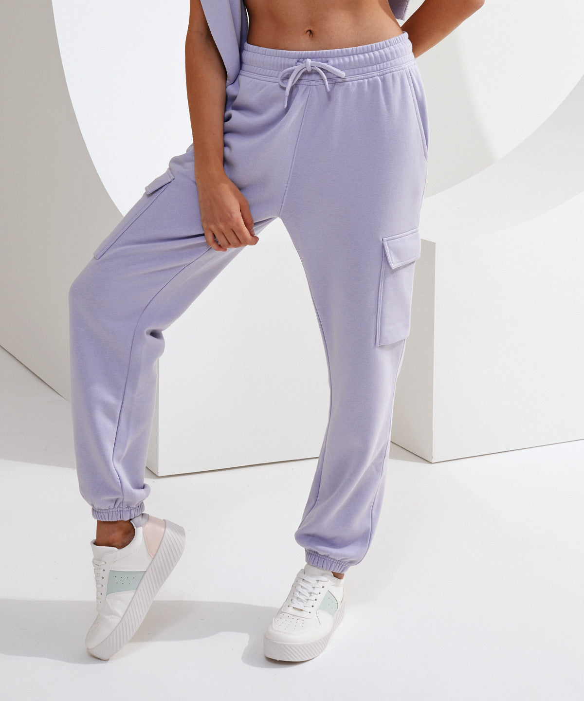 TriDri Cargo Recycled Joggers | STONE