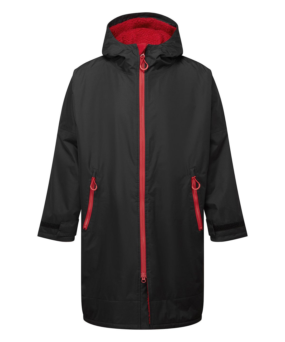 All Seasons Waterproof Changing Robe | BLACK/RED