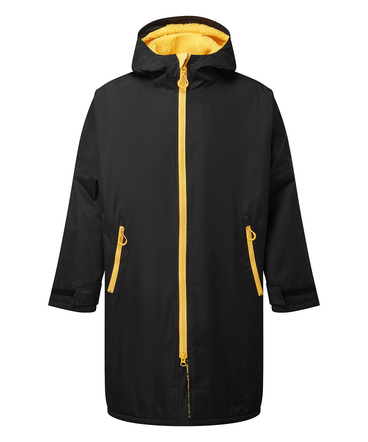 All Seasons Waterproof Changing Robe | BLACK/SUN YELLOW