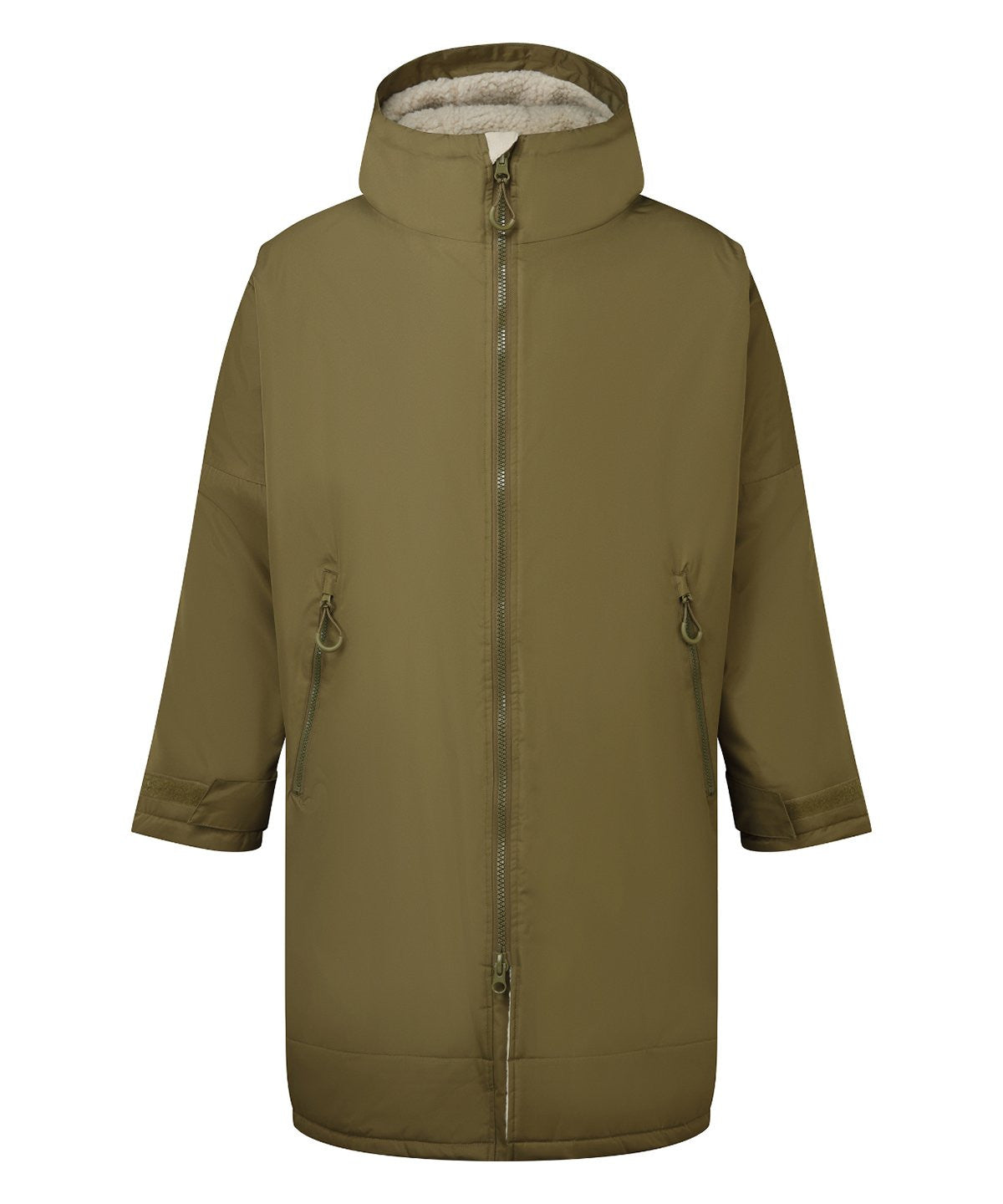 All Seasons Waterproof Changing Robe | OLIVE/NATURAL