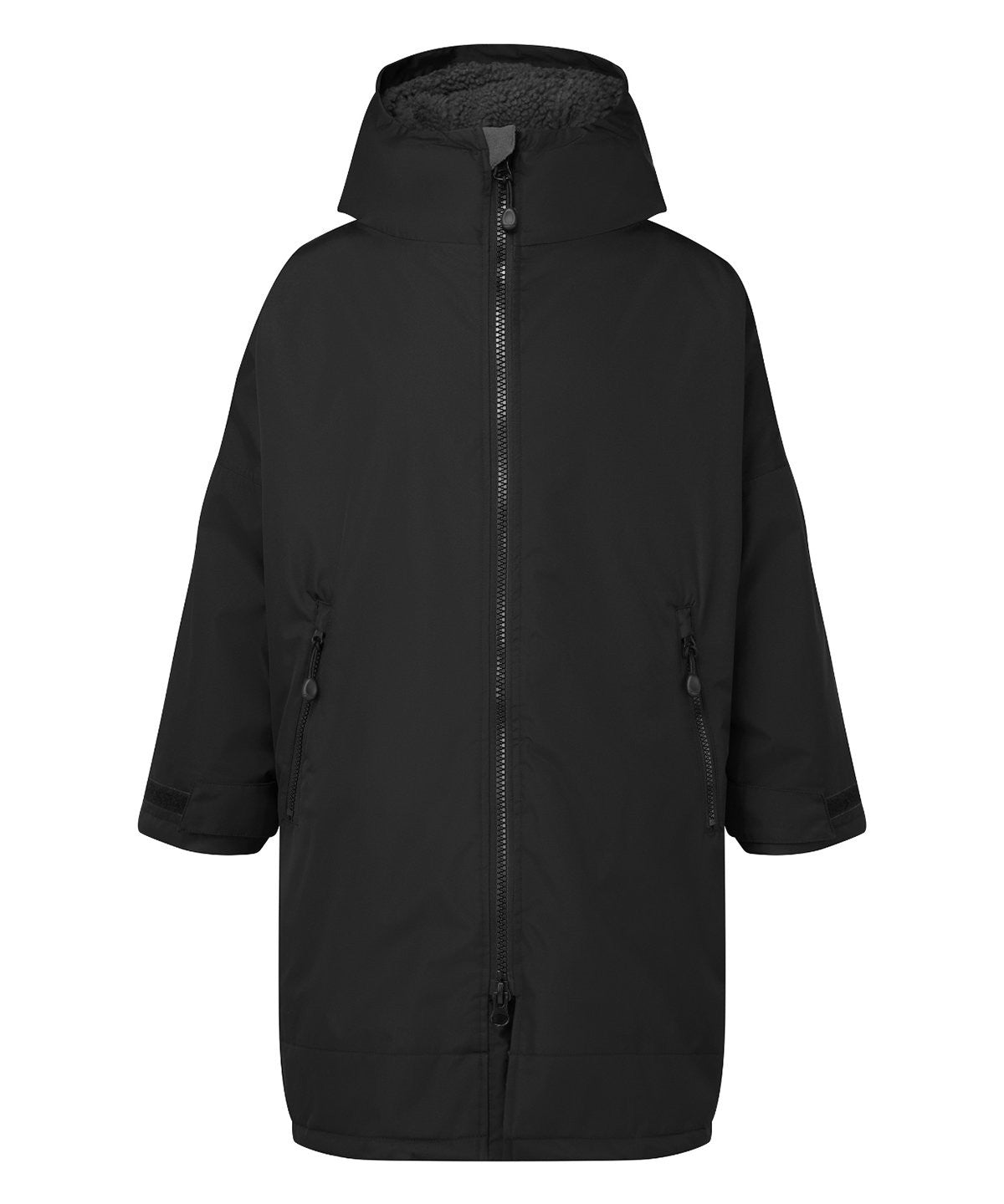 Kids All Seasons Waterproof Changing Robe | BLACK/CHARCOAL