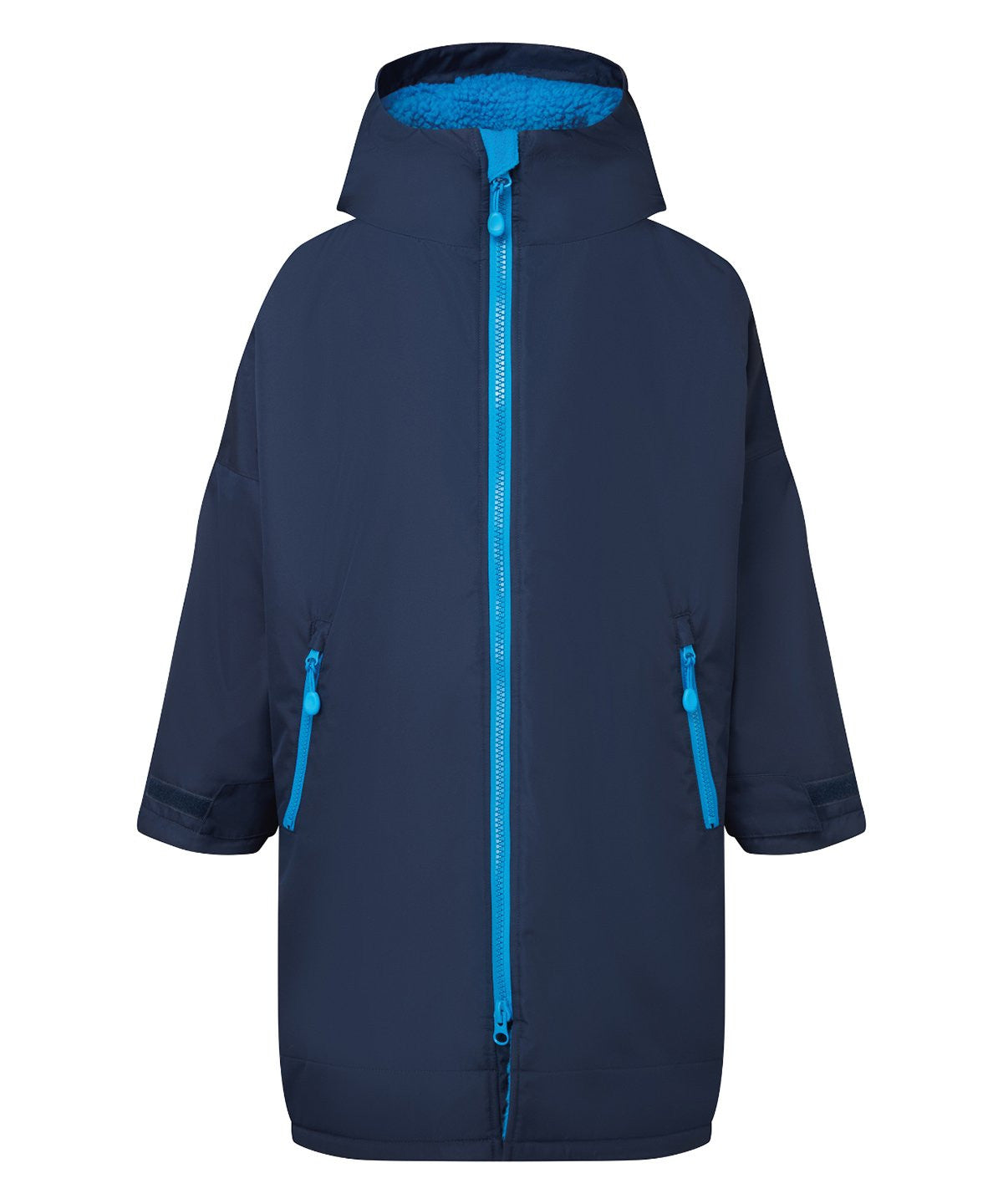 Kids All Seasons Waterproof Changing Robe | NAVY/SAPPHIRE