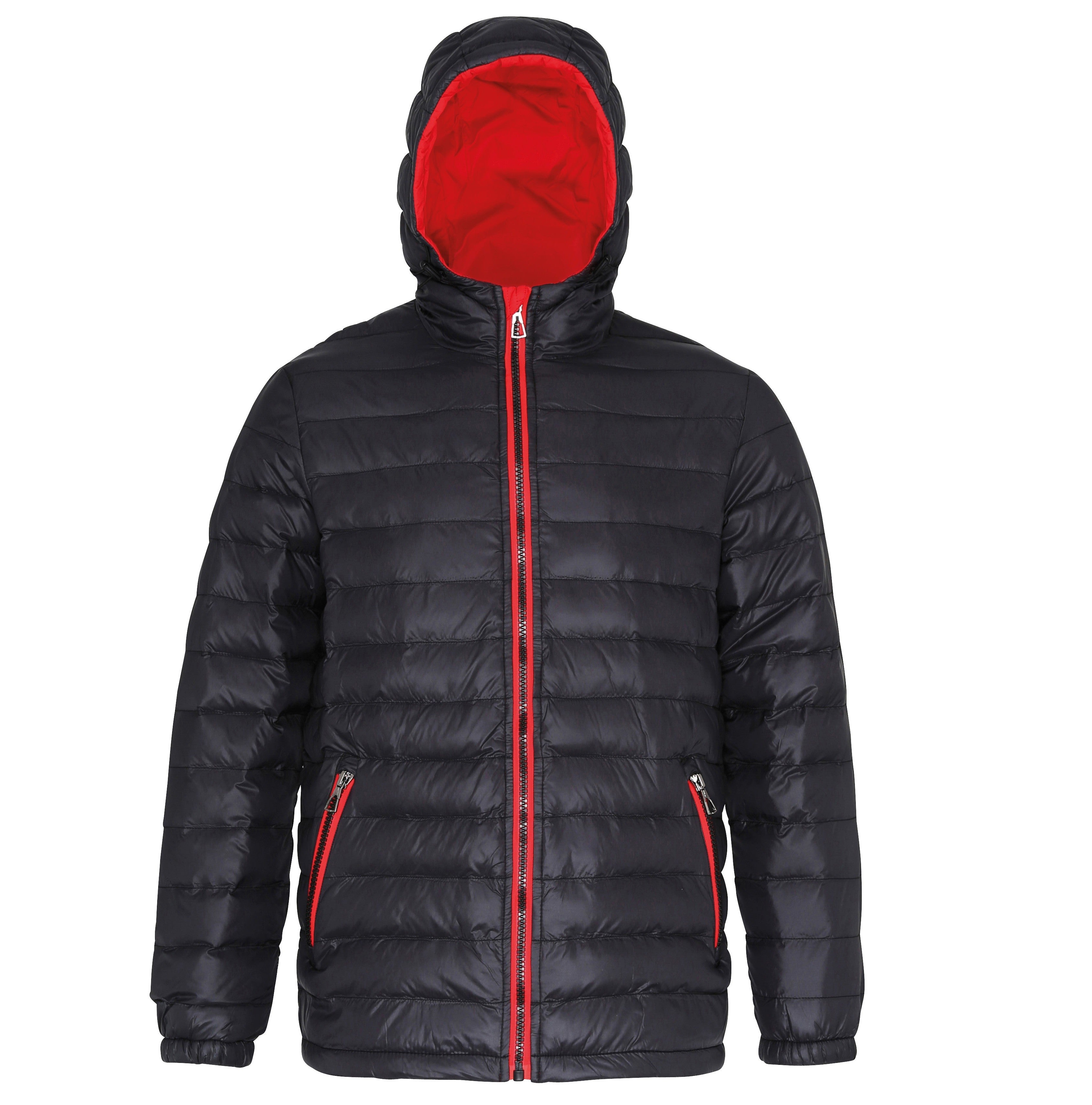 Padded Jacket | BLACK/RED