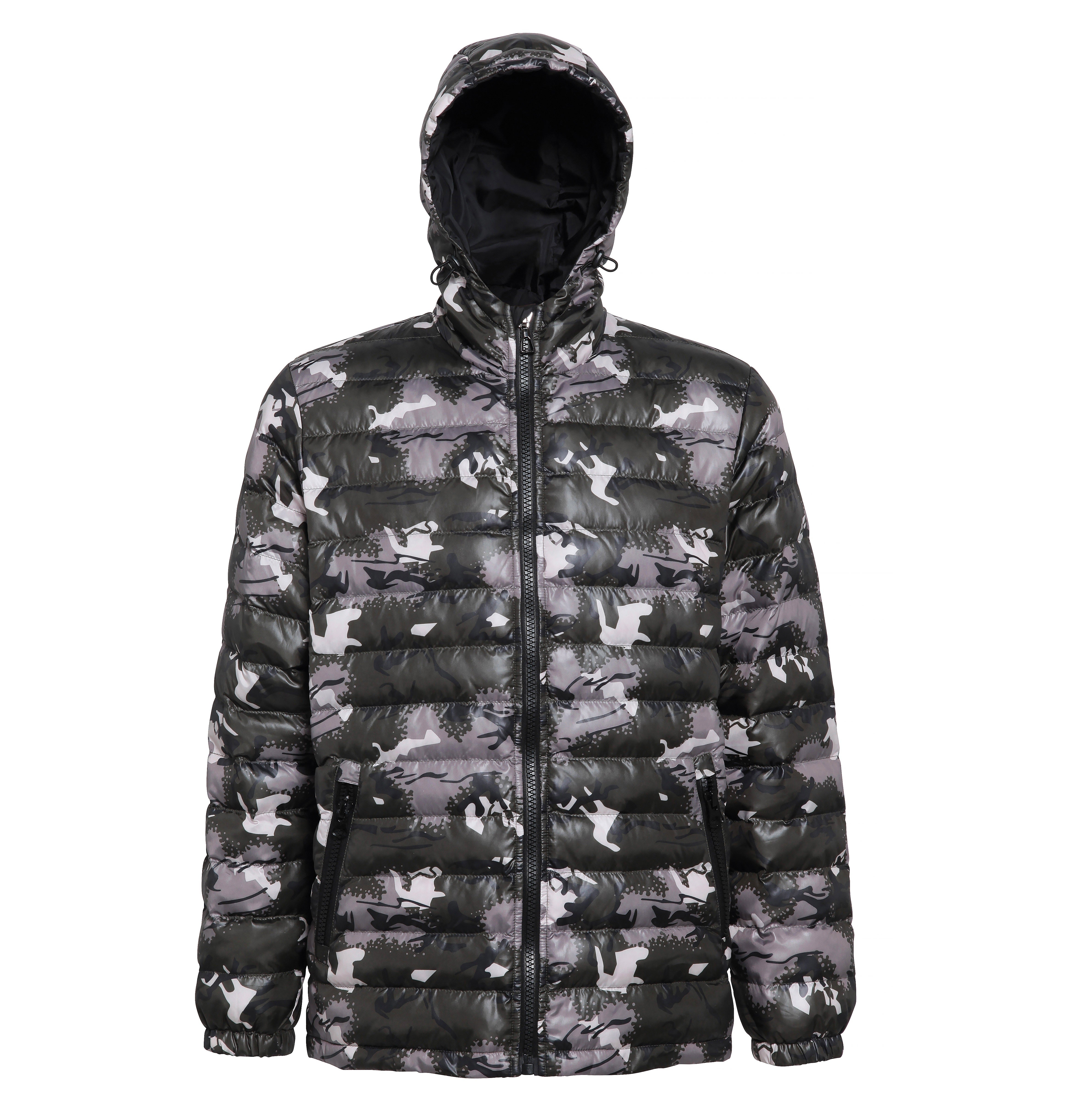 Padded Jacket | CAMO GREEN
