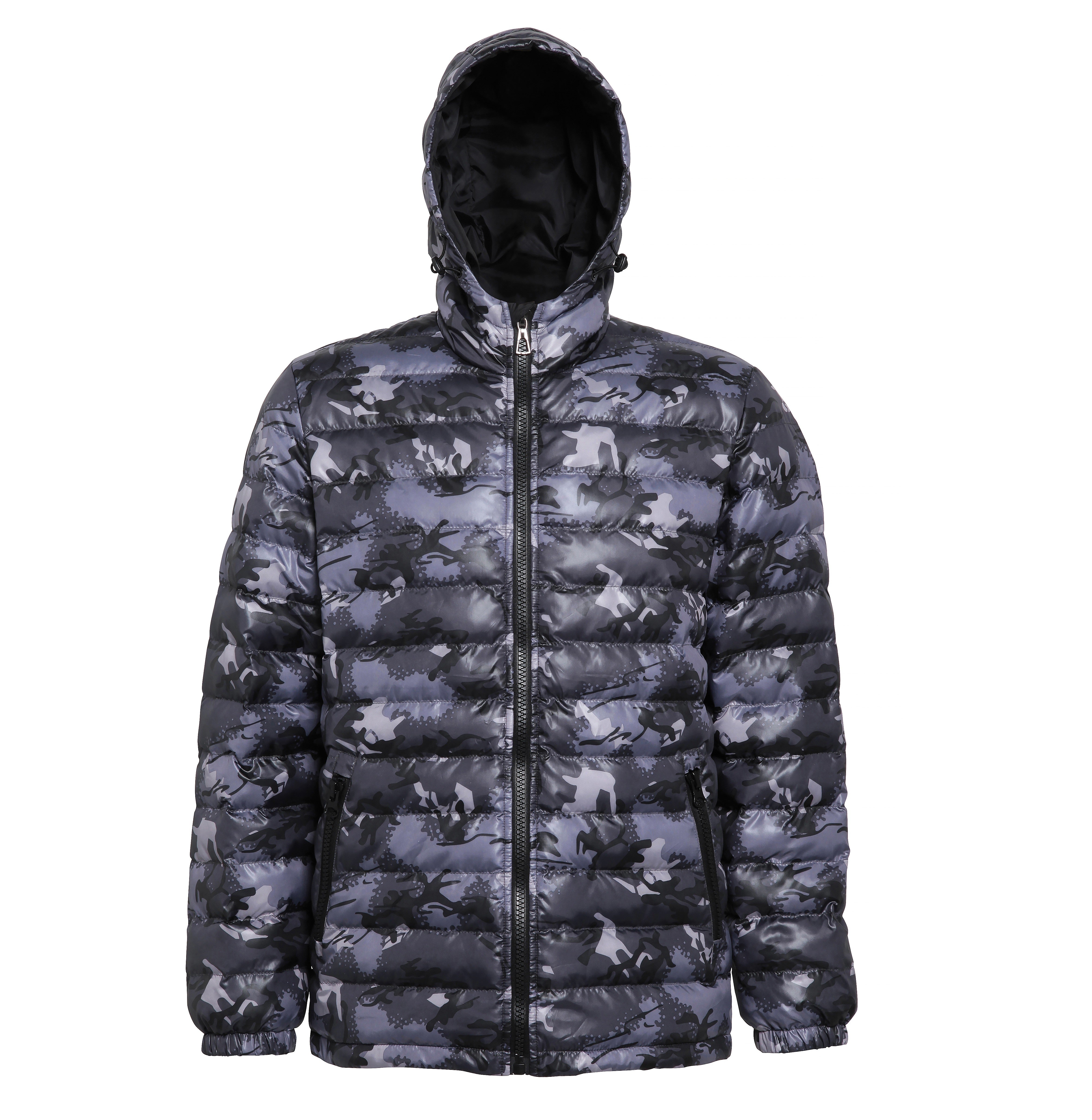 Padded Jacket | CAMO GREY