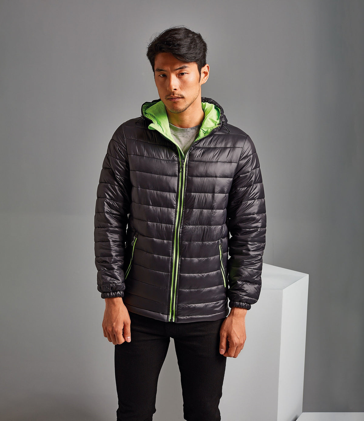 Padded Jacket | RED/NAVY