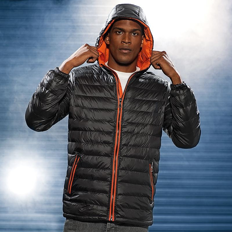 Padded Jacket | BLACK/RED