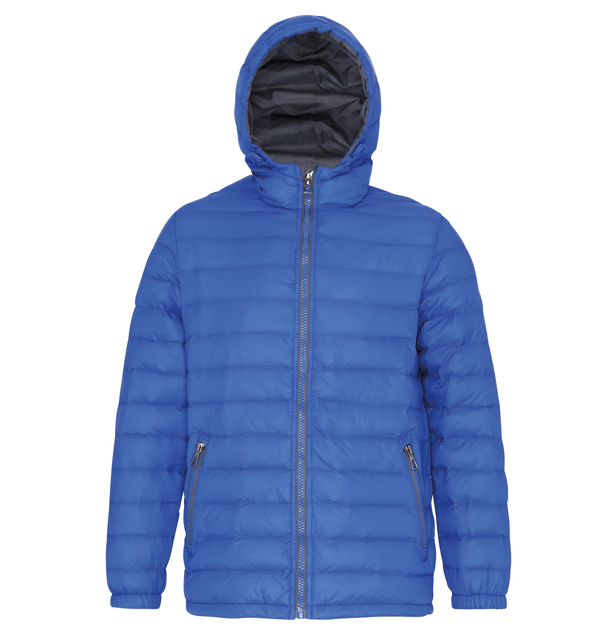 Padded Jacket | ROYAL/GREY