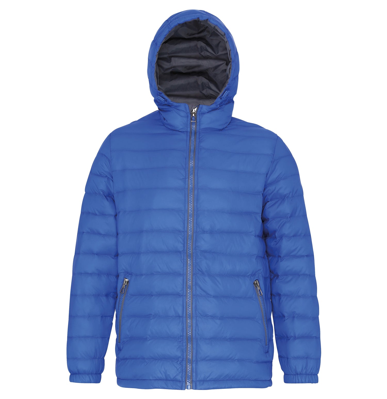 Padded Jacket | ROYAL/GREY