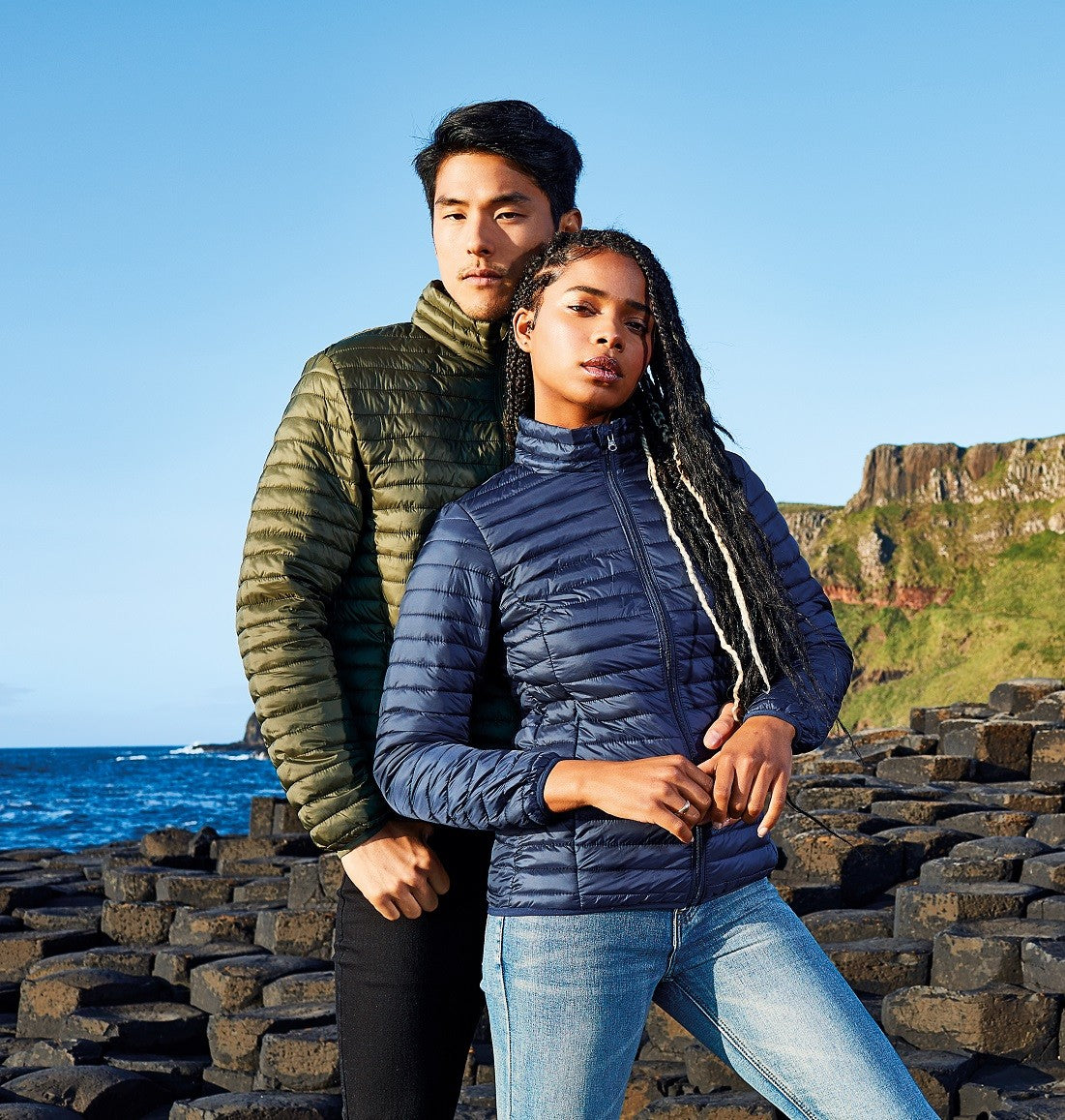 Men's Tribe Fineline Padded Jacket | NAVY