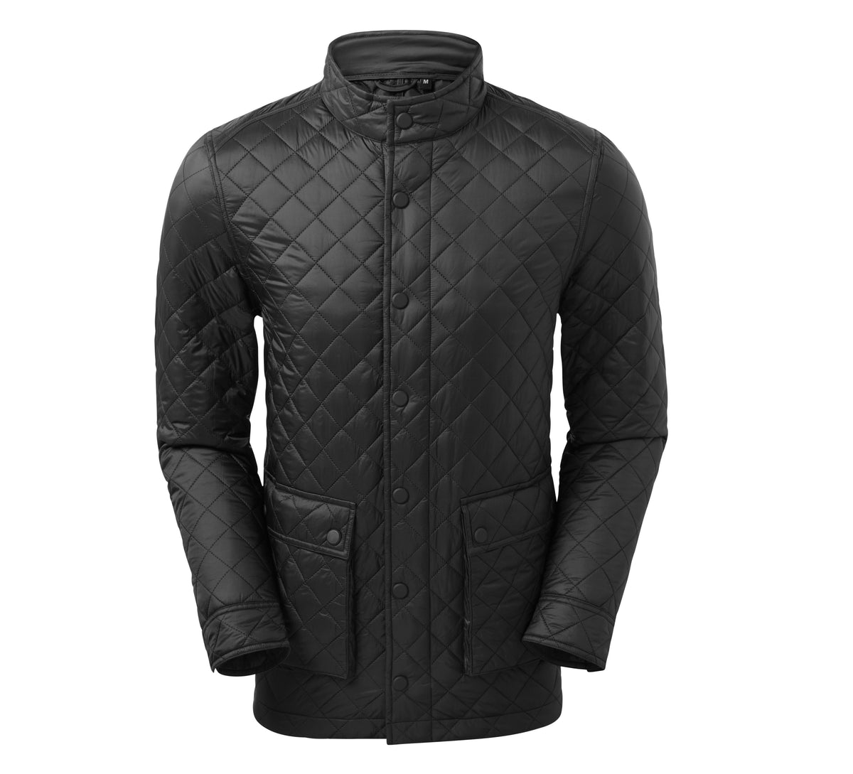 Quartic Quilt Jacket | BLACK