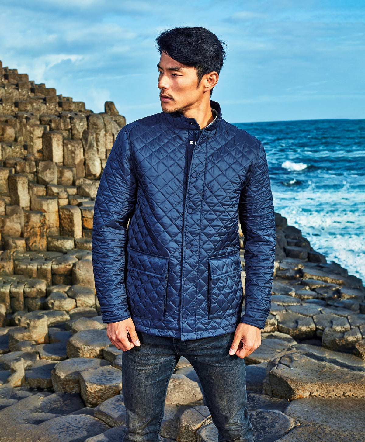 Quartic Quilt Jacket | BLACK