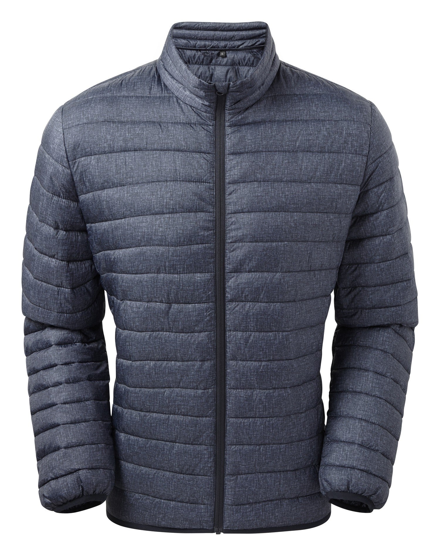 Melange Padded Jacket | NAVY MELANGE