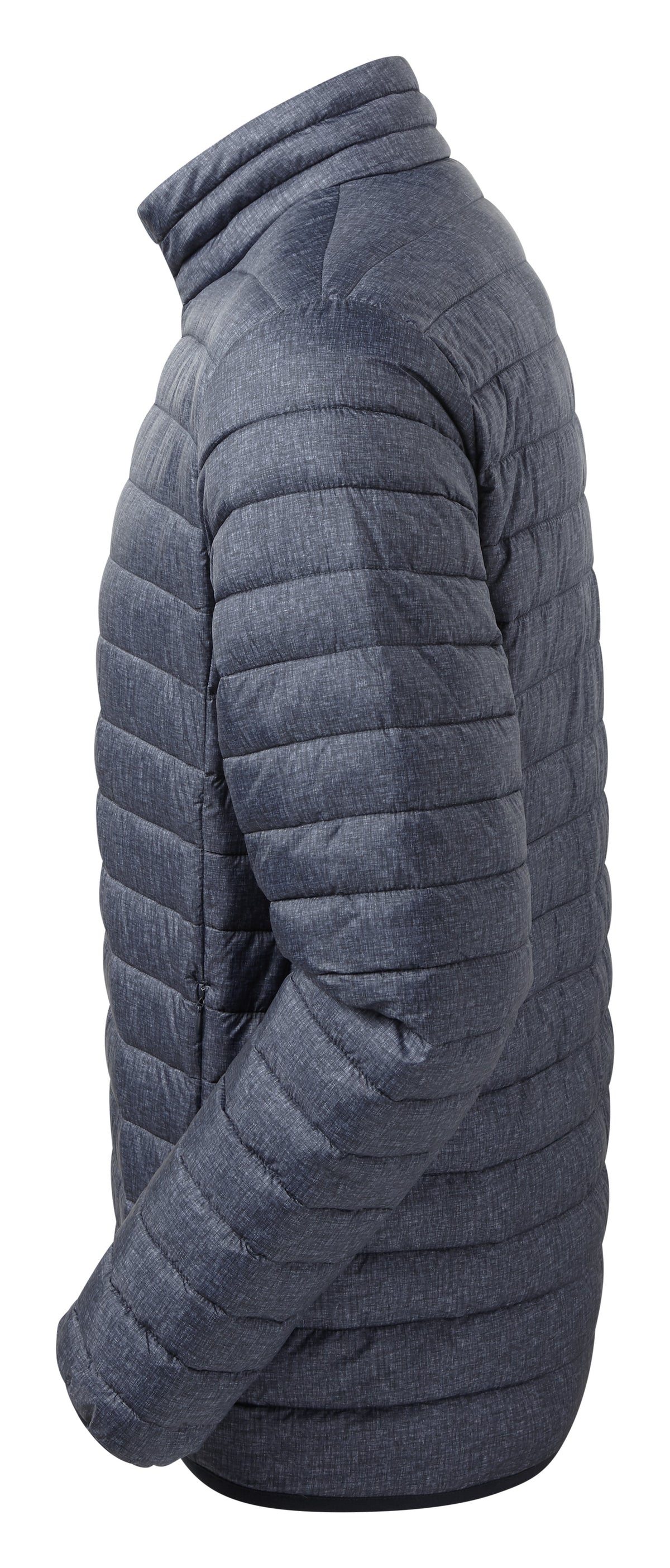 Melange Padded Jacket | NAVY MELANGE