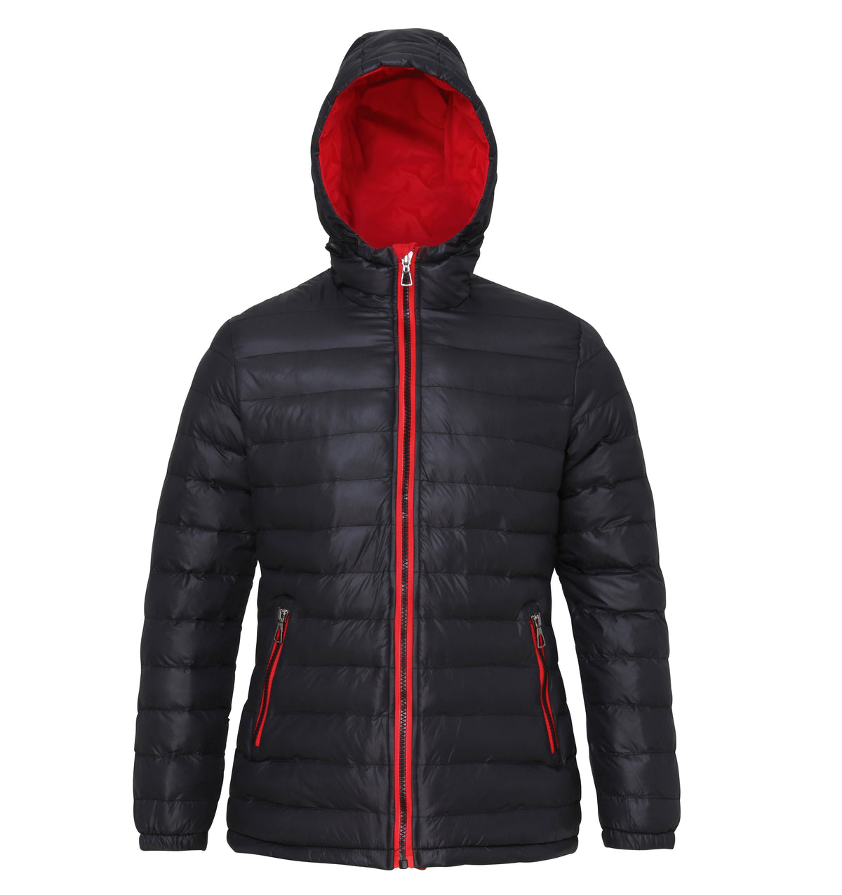 Women's Padded Jacket | BLACK/RED
