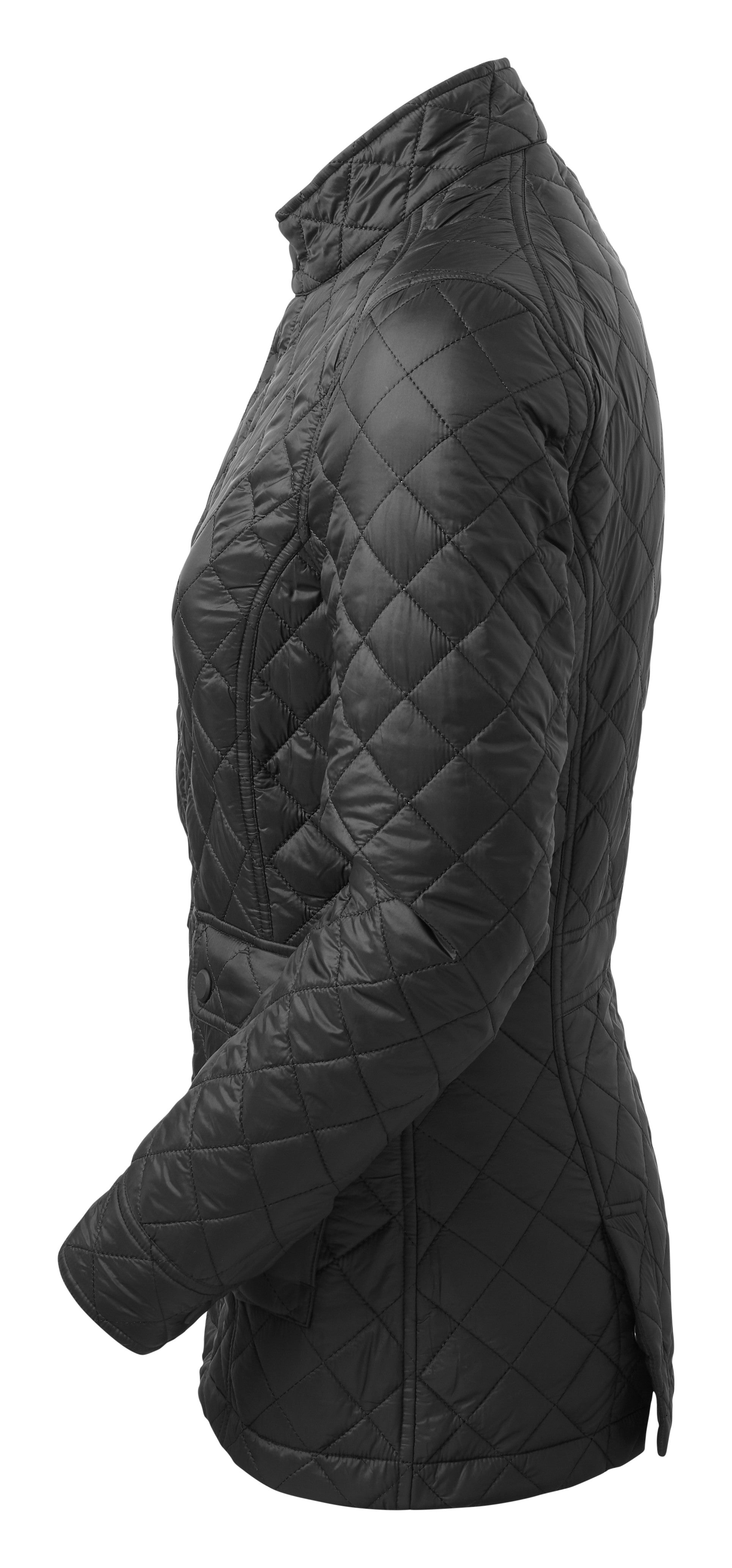 Women's Quartic Quilt Jacket | BLACK