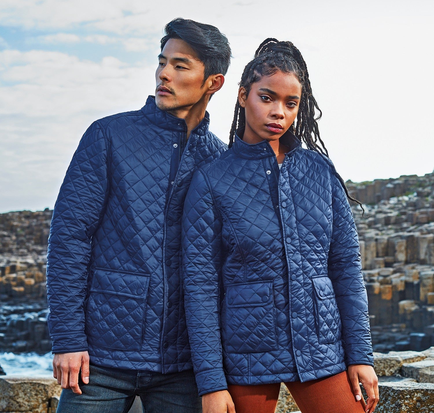 Women's Quartic Quilt Jacket | BLACK