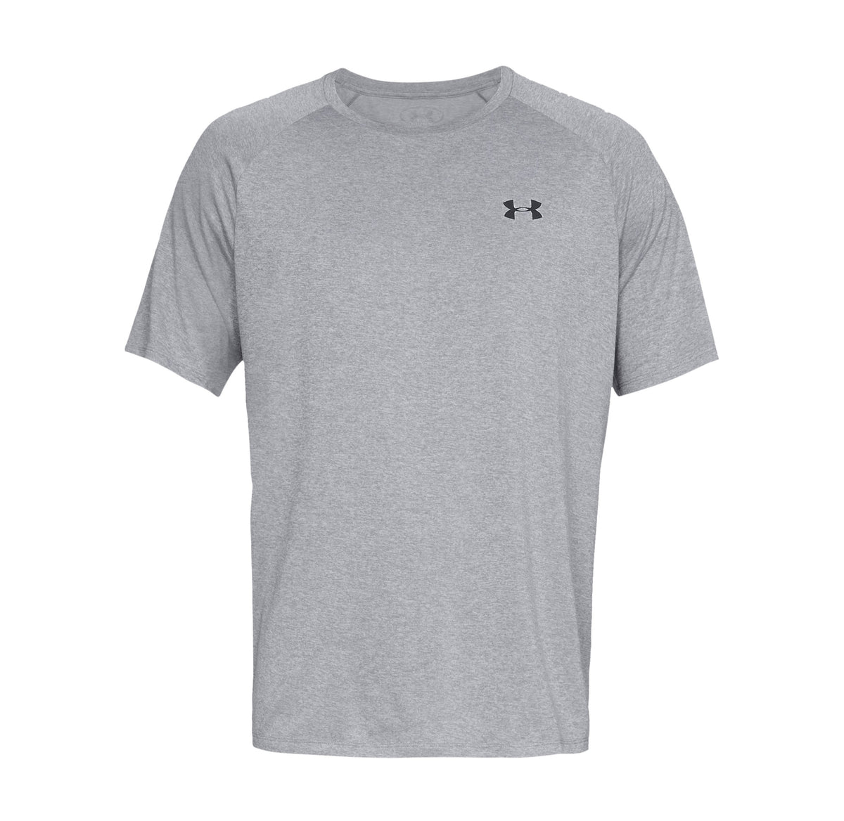 Tech Short Sleeve Tee | STEEL LIGHT HEATHER/BLACK