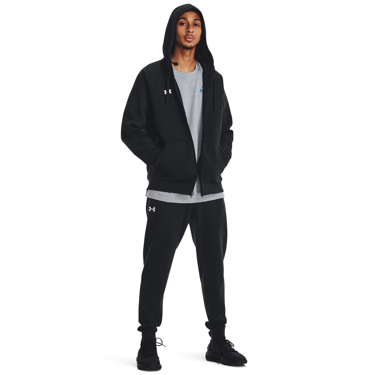 Rival Fleece Full-Zip Hoodie | CASTLEROCK LIGHT GREY