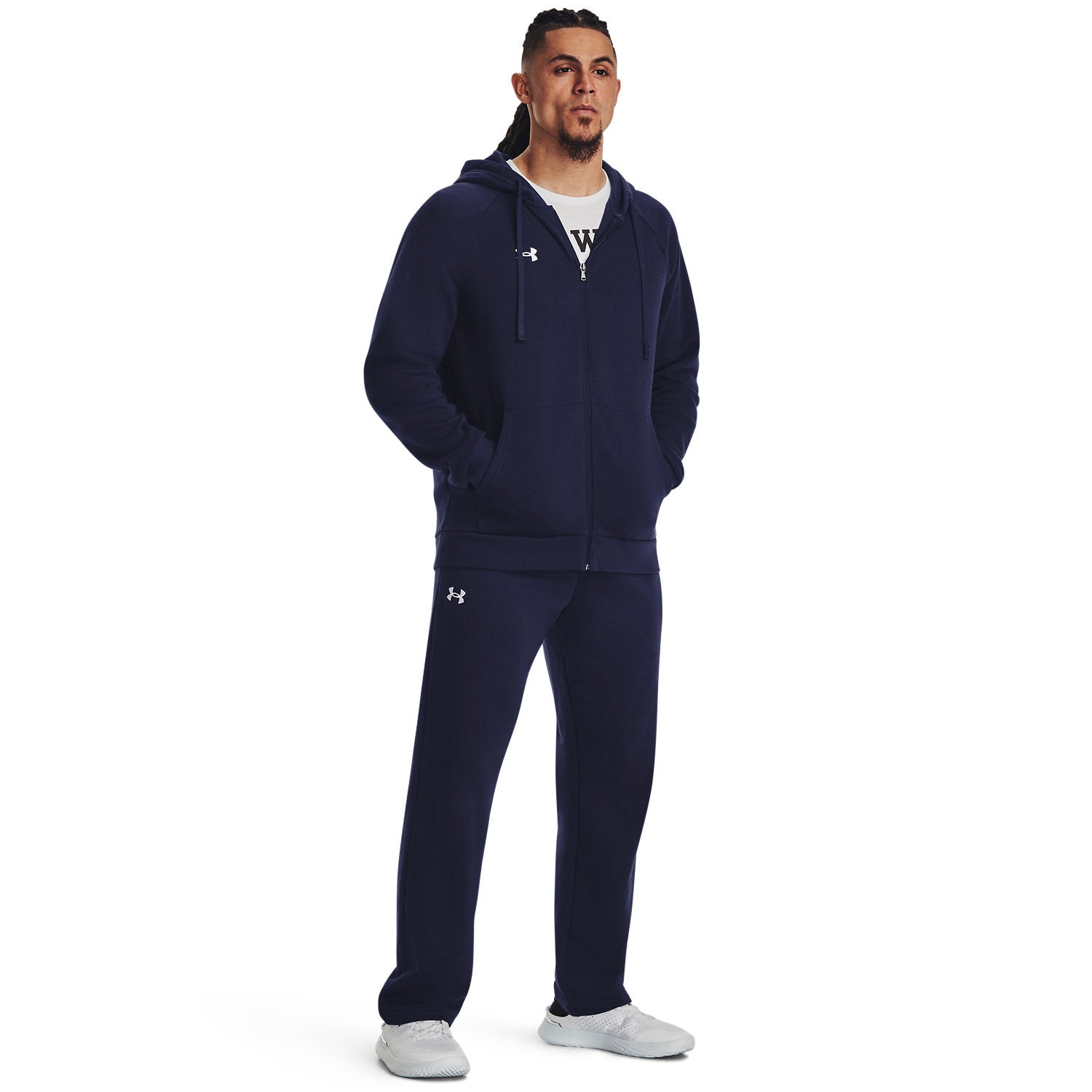 Rival Fleece Full-Zip Hoodie | CASTLEROCK LIGHT GREY