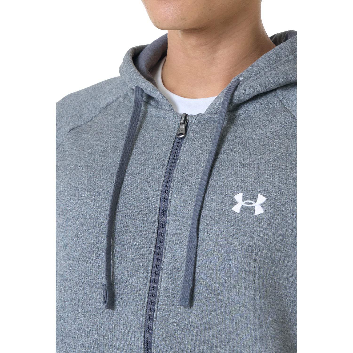 Rival Fleece Full-Zip Hoodie | CASTLEROCK LIGHT GREY