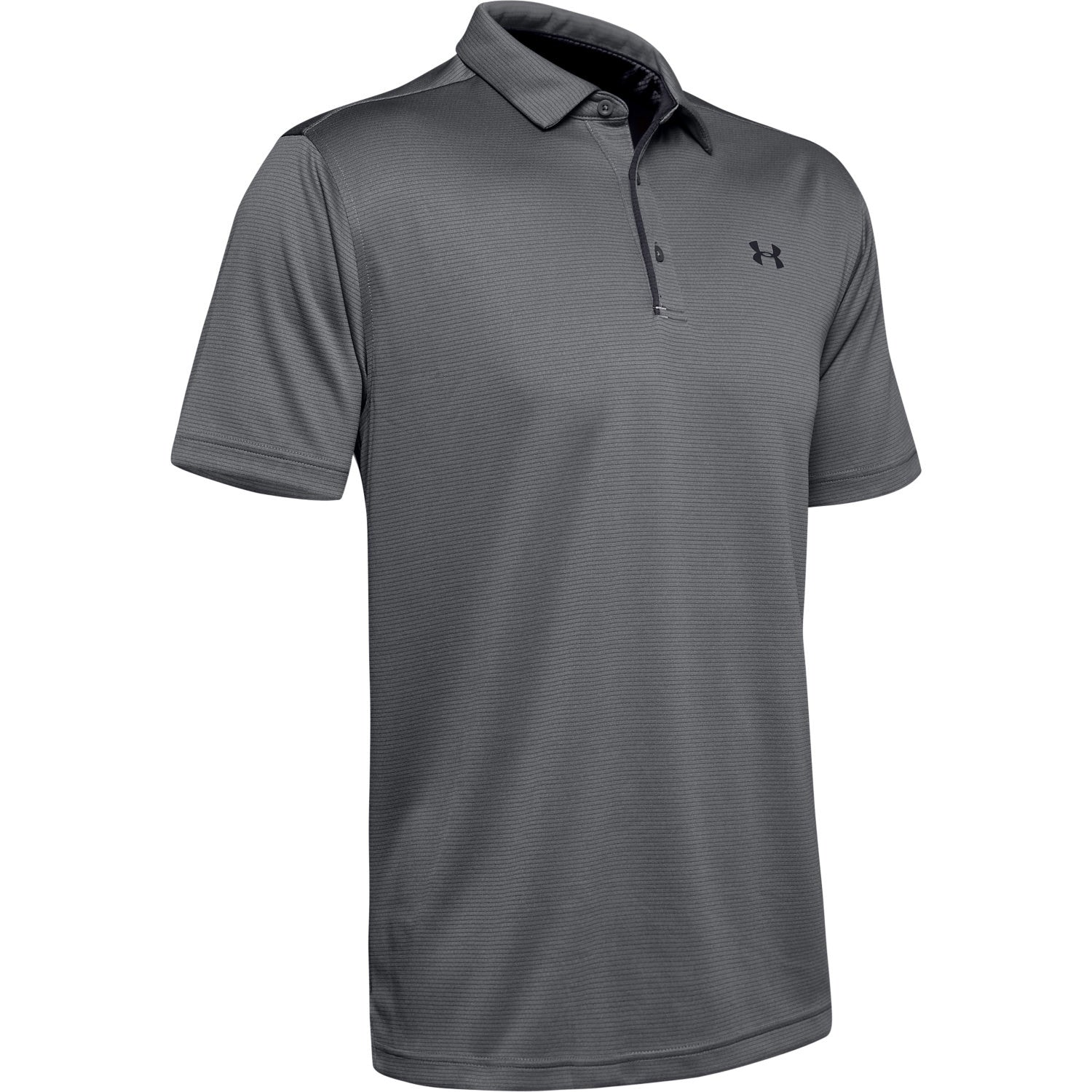 UA Tech Polo | GRAPHITE/BLACK
