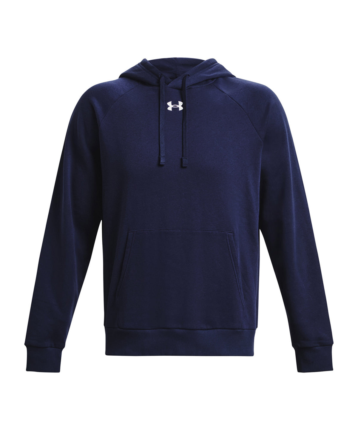 UA Rival Fleece Hoodie | MIDNIGHT NAVY/WHITE