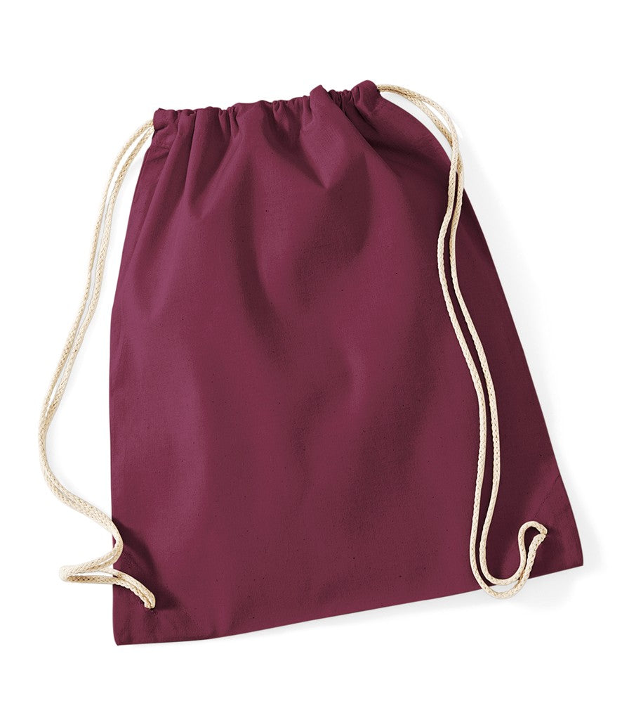Cotton Gymsac | BURGUNDY