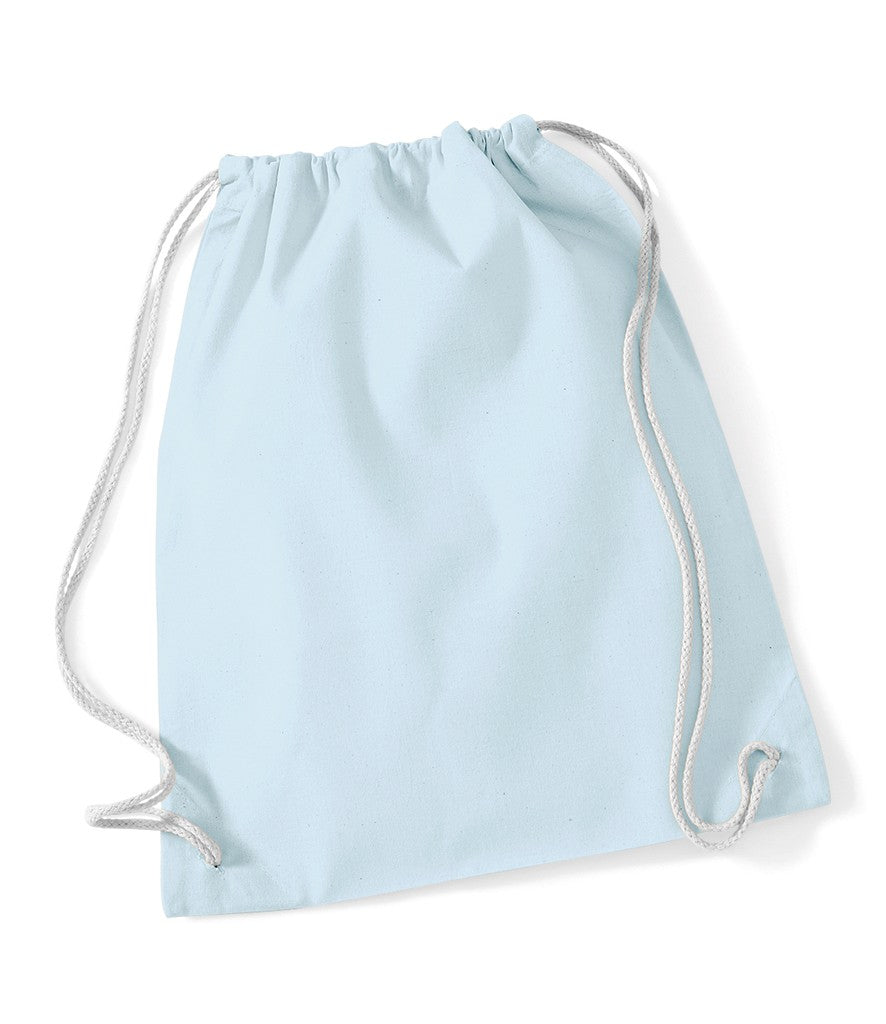 Cotton Gymsac | PASTEL BLUE/WHITE