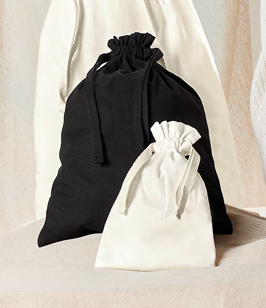 Organic Cotton Drawcord Bag | NATURAL