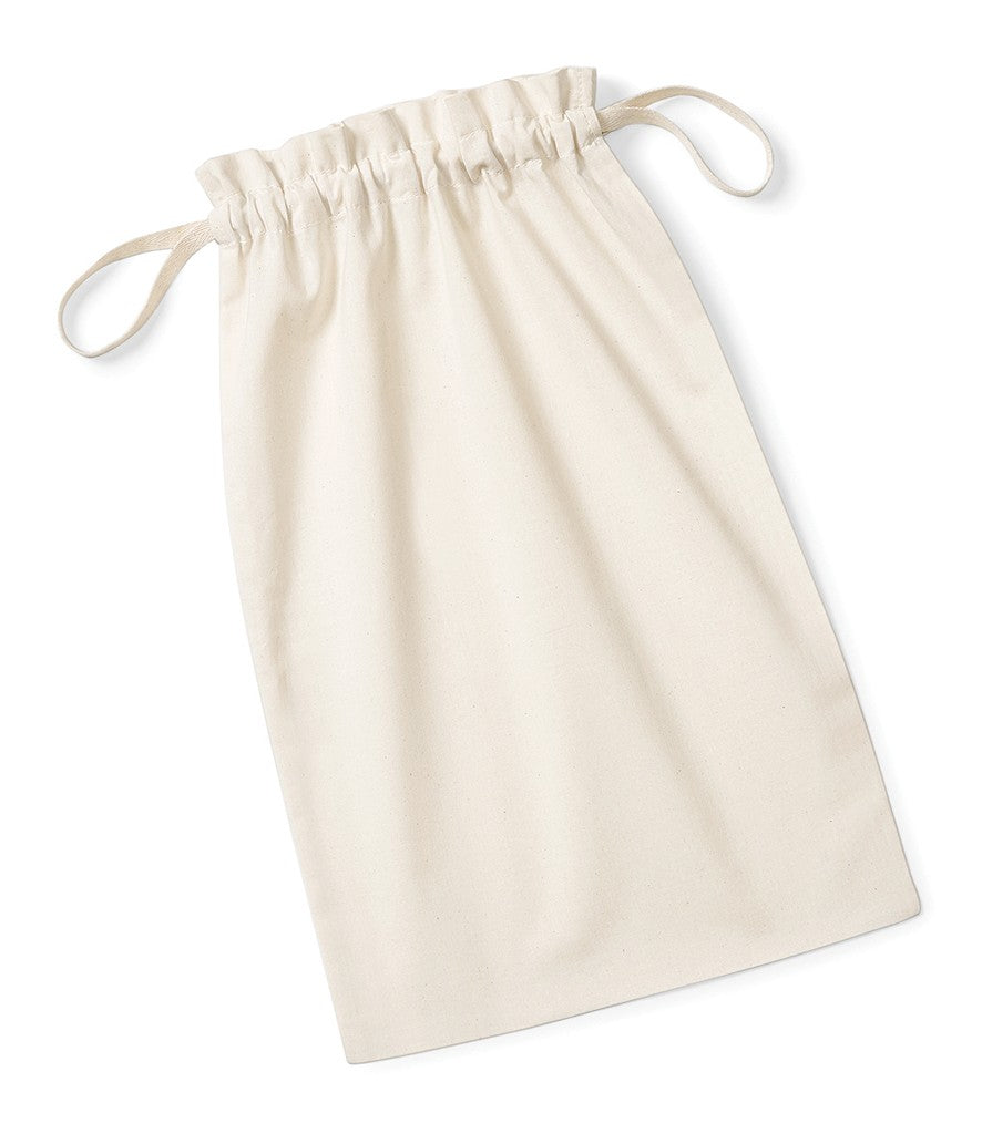 Organic Cotton Drawcord Bag | NATURAL