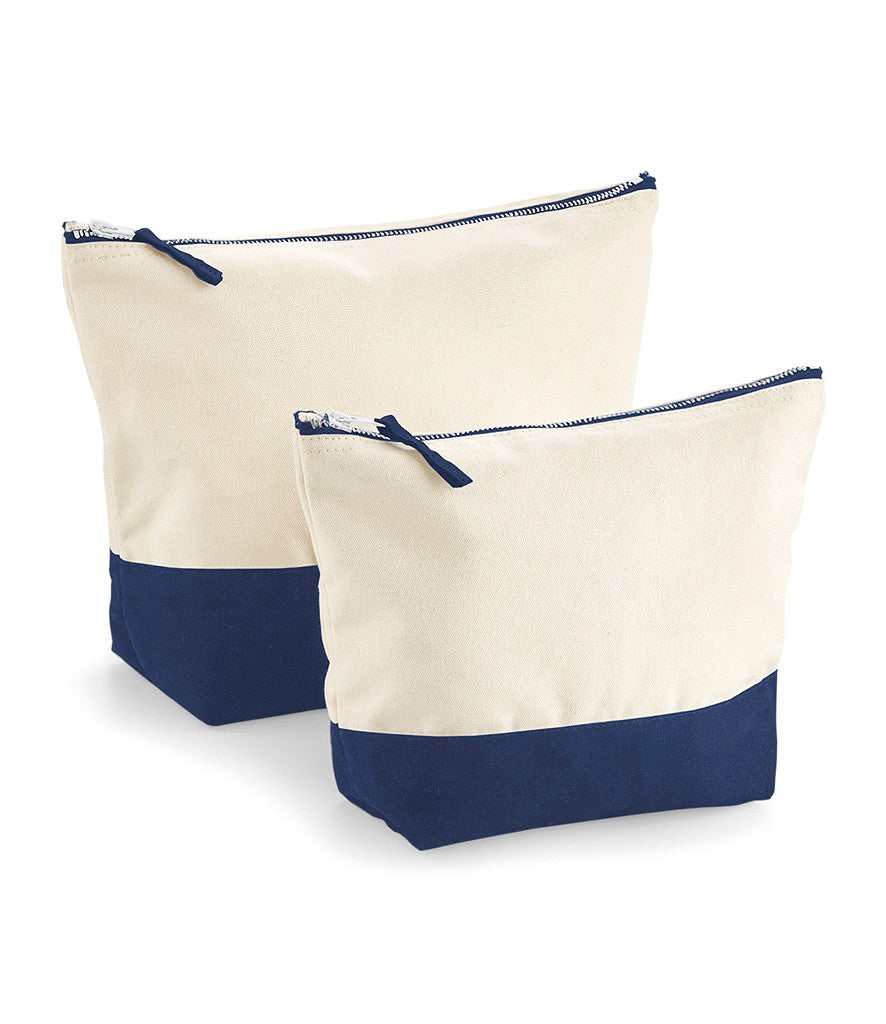 Dipped Base Accessory Bag | NATURAL/NAVY