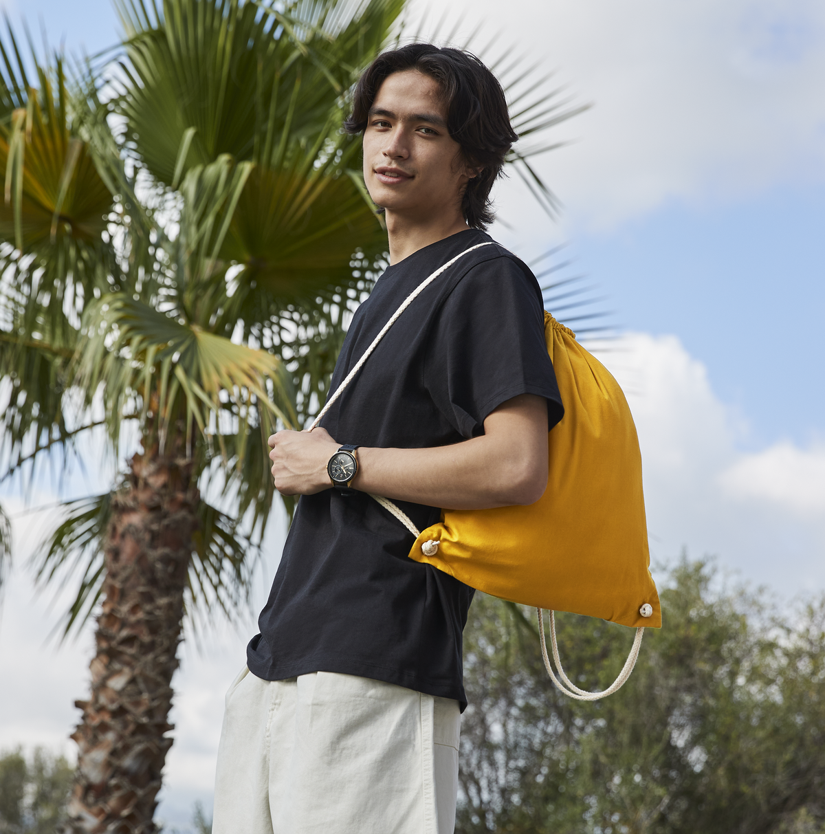 Cotton Gymsac | LIGHT GREY