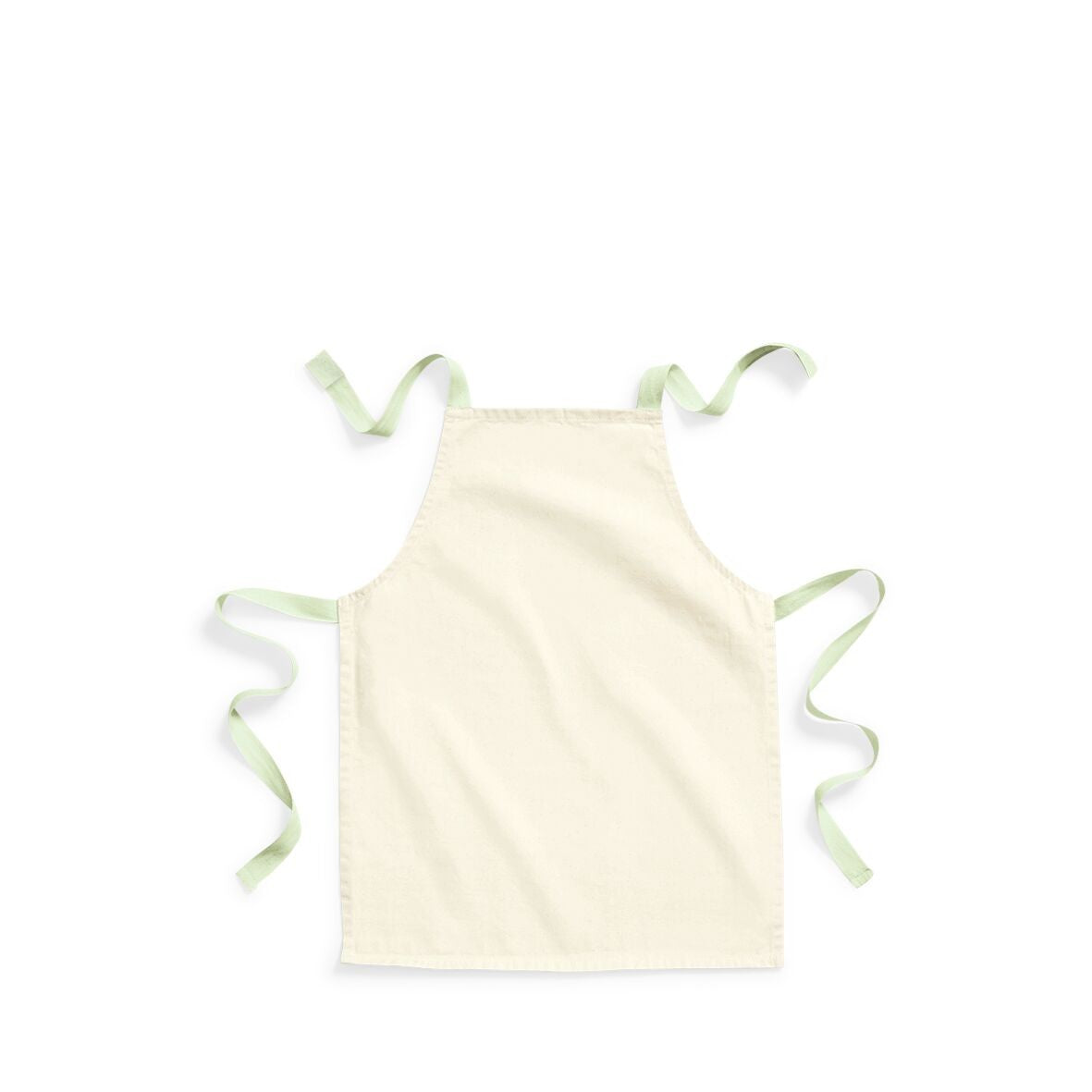 Fairtrade Cotton Junior Craft Apron | NATURAL/PISTACHIO