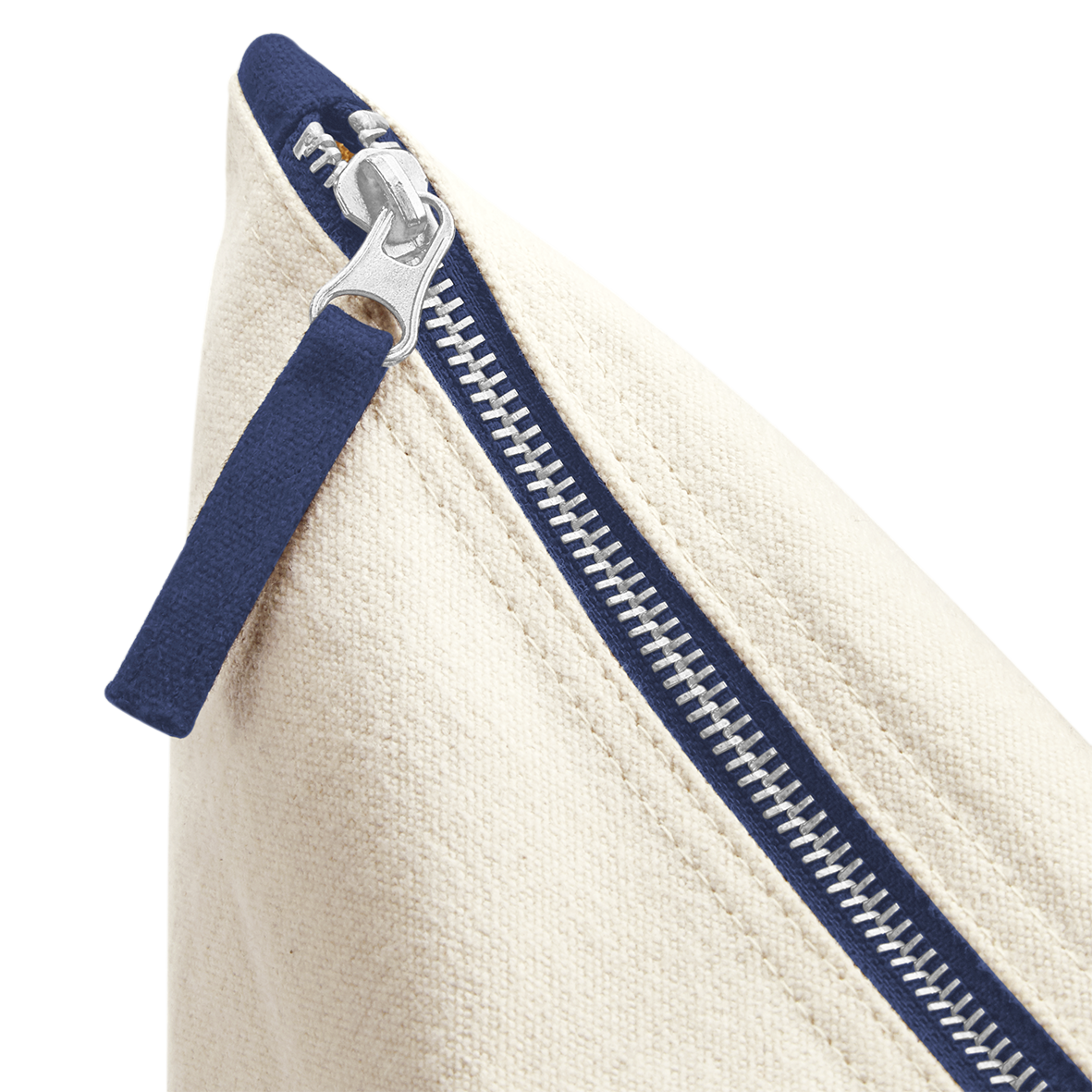 Dipped Base Accessory Bag | NATURAL/NAVY