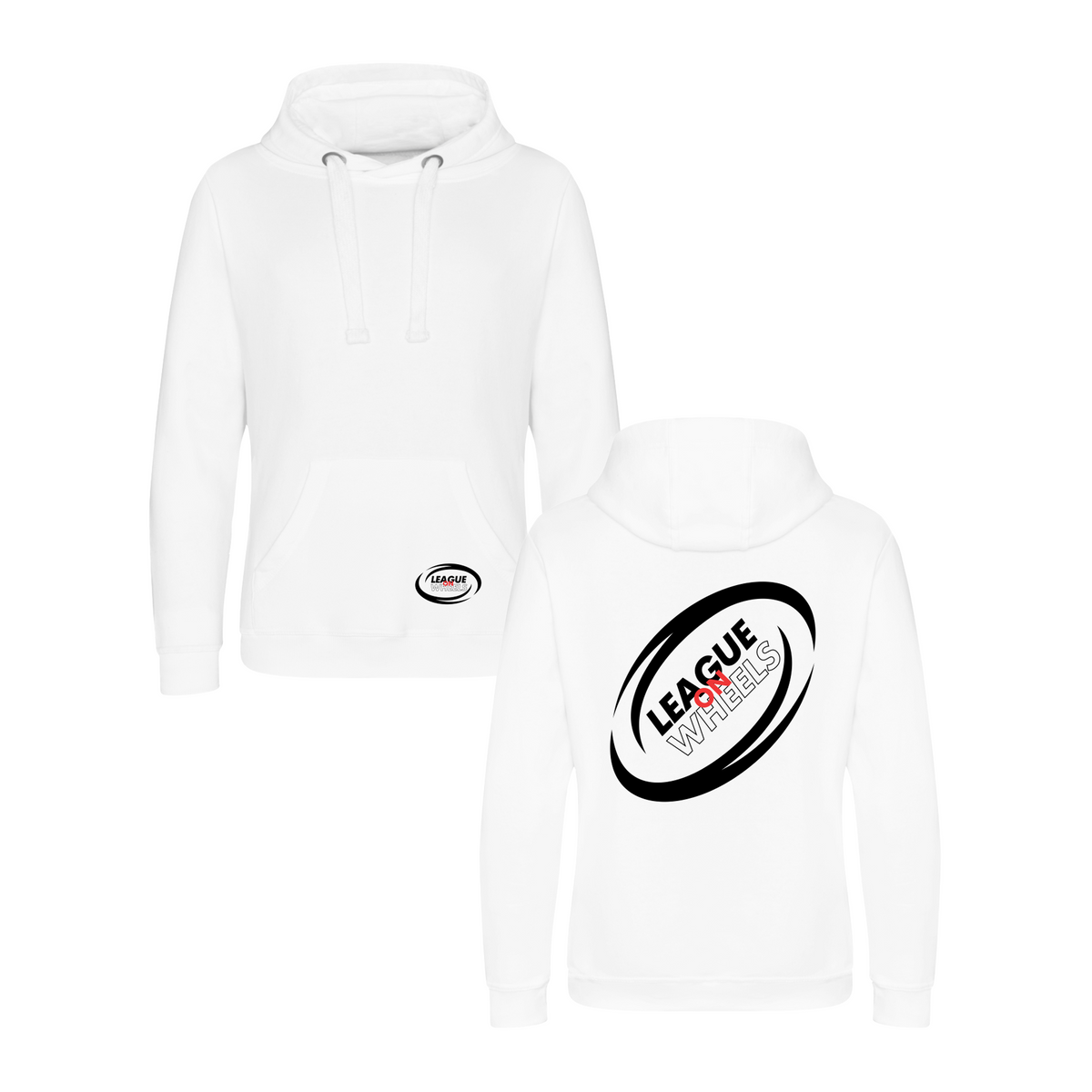 League on Wheels Hoodie | ARCTIC WHITE