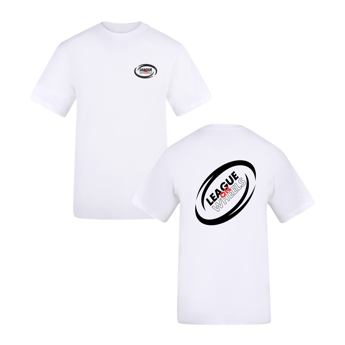 League on Wheels T-Shirt | HEATHER GREY